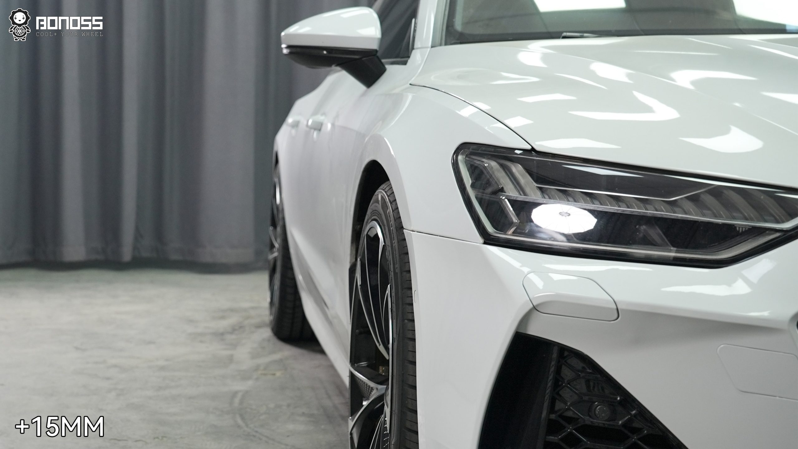 BONOSS Forged Lightweight Plus 2020 Audi A7 Wheel Spacers Front 15mm Rear 20mm Before and After (4)