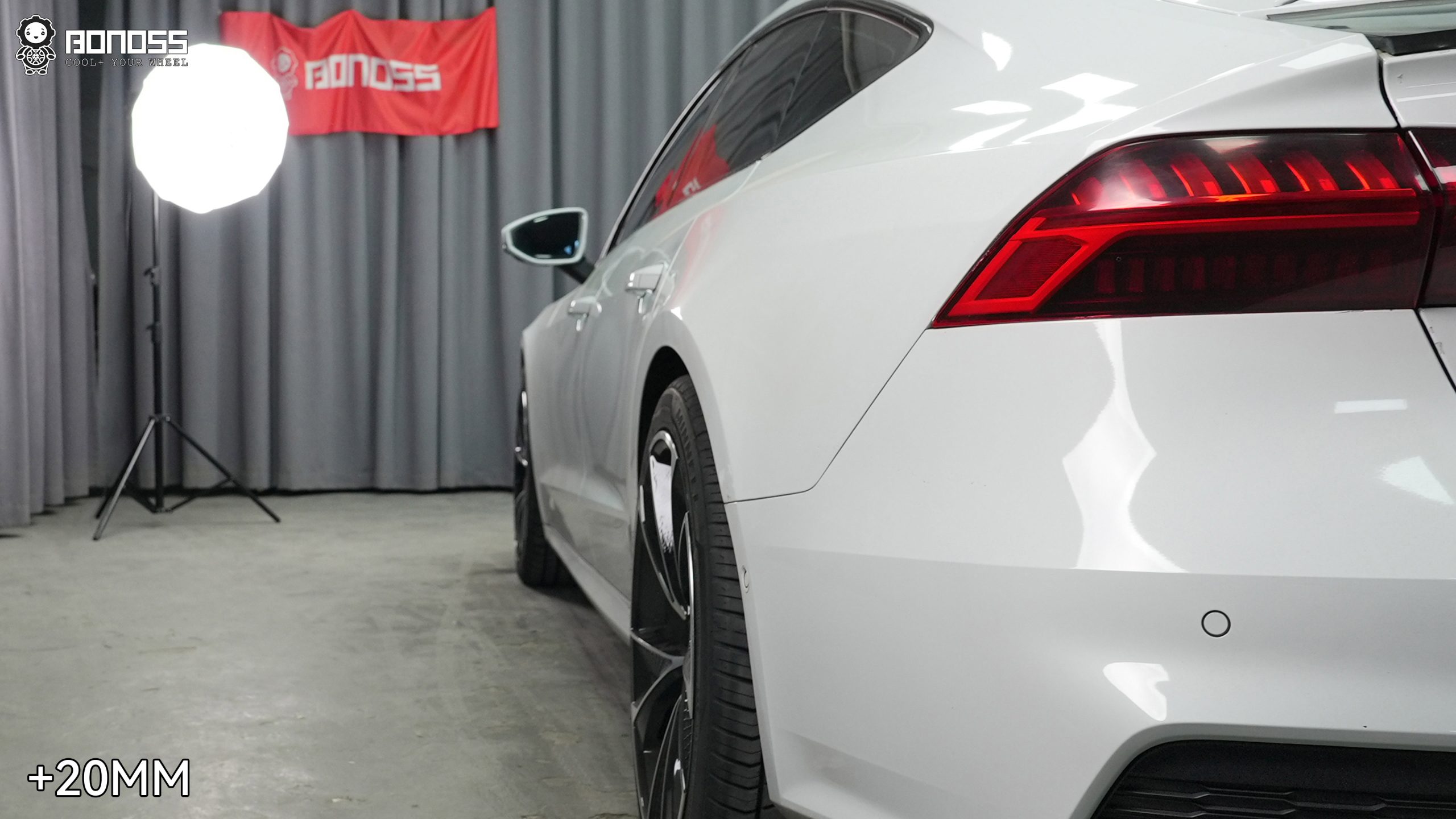 BONOSS Forged Lightweight Plus 2020 Audi A7 Wheel Spacers Front 15mm Rear 20mm Before and After (5)