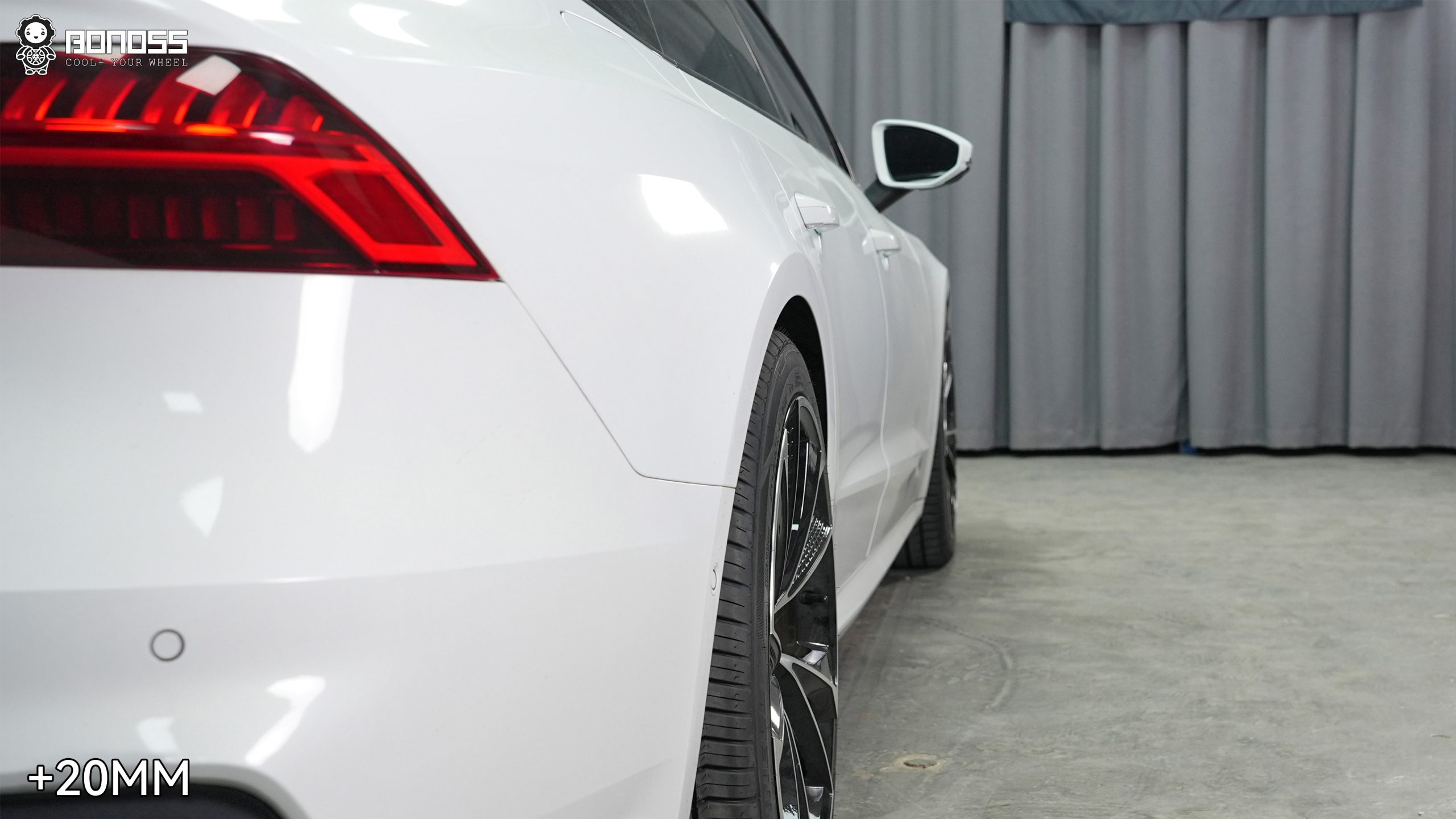 BONOSS Forged Lightweight Plus 2020 Audi A7 Wheel Spacers Front 15mm Rear 20mm Before and After (6)