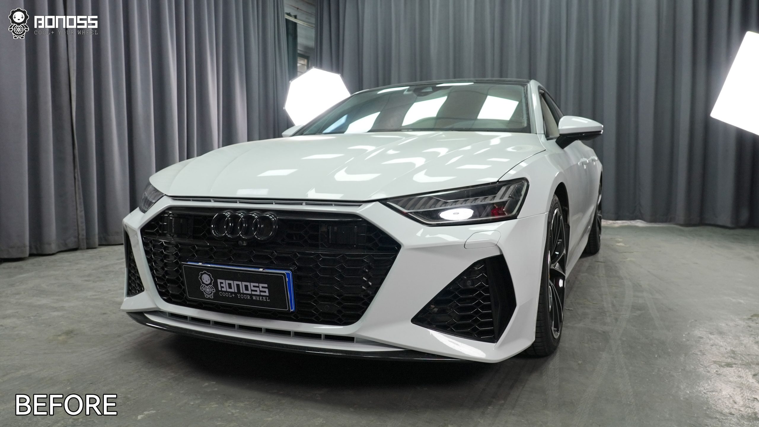 BONOSS Forged Lightweight Plus 2020 Audi A7 Wheel Spacers Front 15mm Rear 20mm Before and After (7)