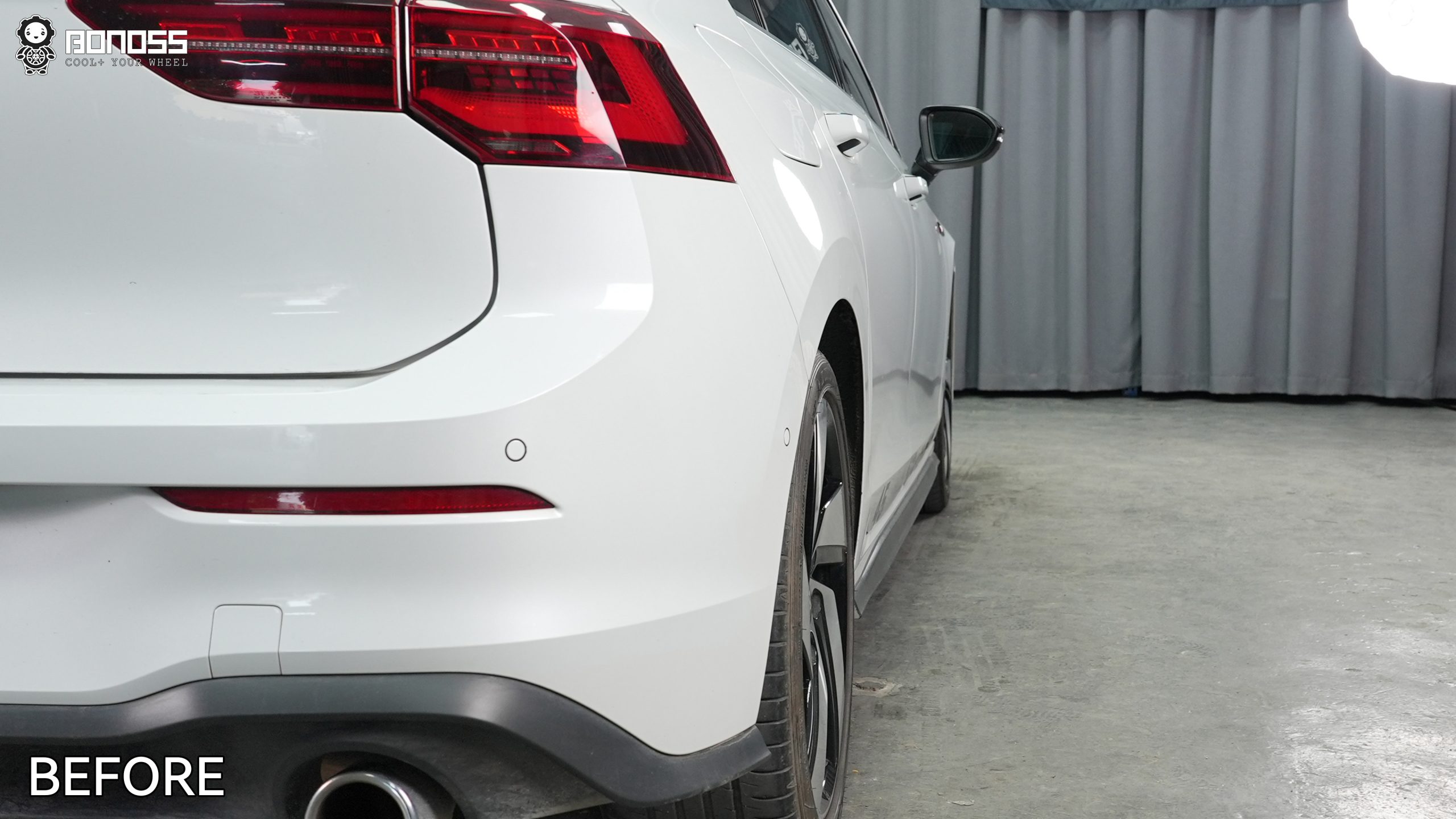 BONOSS Forged Lightweight Plus 2021 Volkswagen Golf Wheel Spacers Front 15mm Rear 20mm Before and After (10)