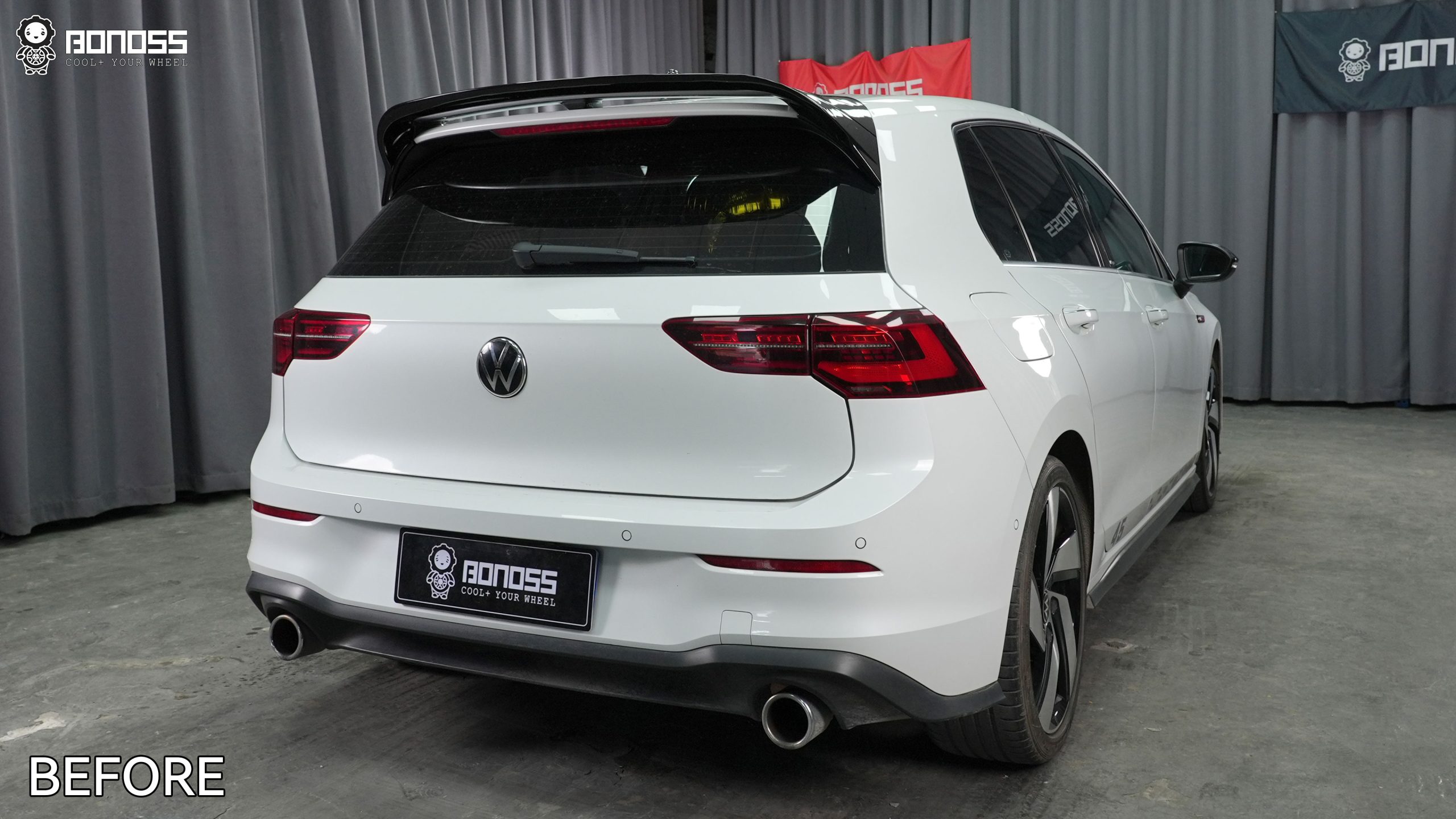 BONOSS Forged Lightweight Plus 2021 Volkswagen Golf Wheel Spacers Front 15mm Rear 20mm Before and After (6)