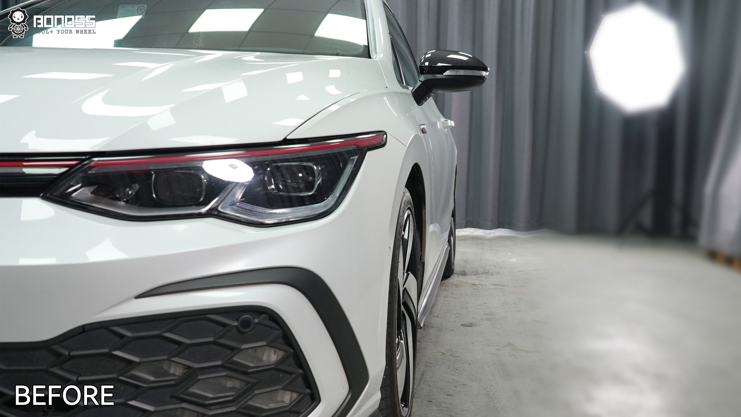 BONOSS Forged Lightweight Plus 2021 Volkswagen Golf Wheel Spacers Front 15mm Rear 20mm Before and After (7)