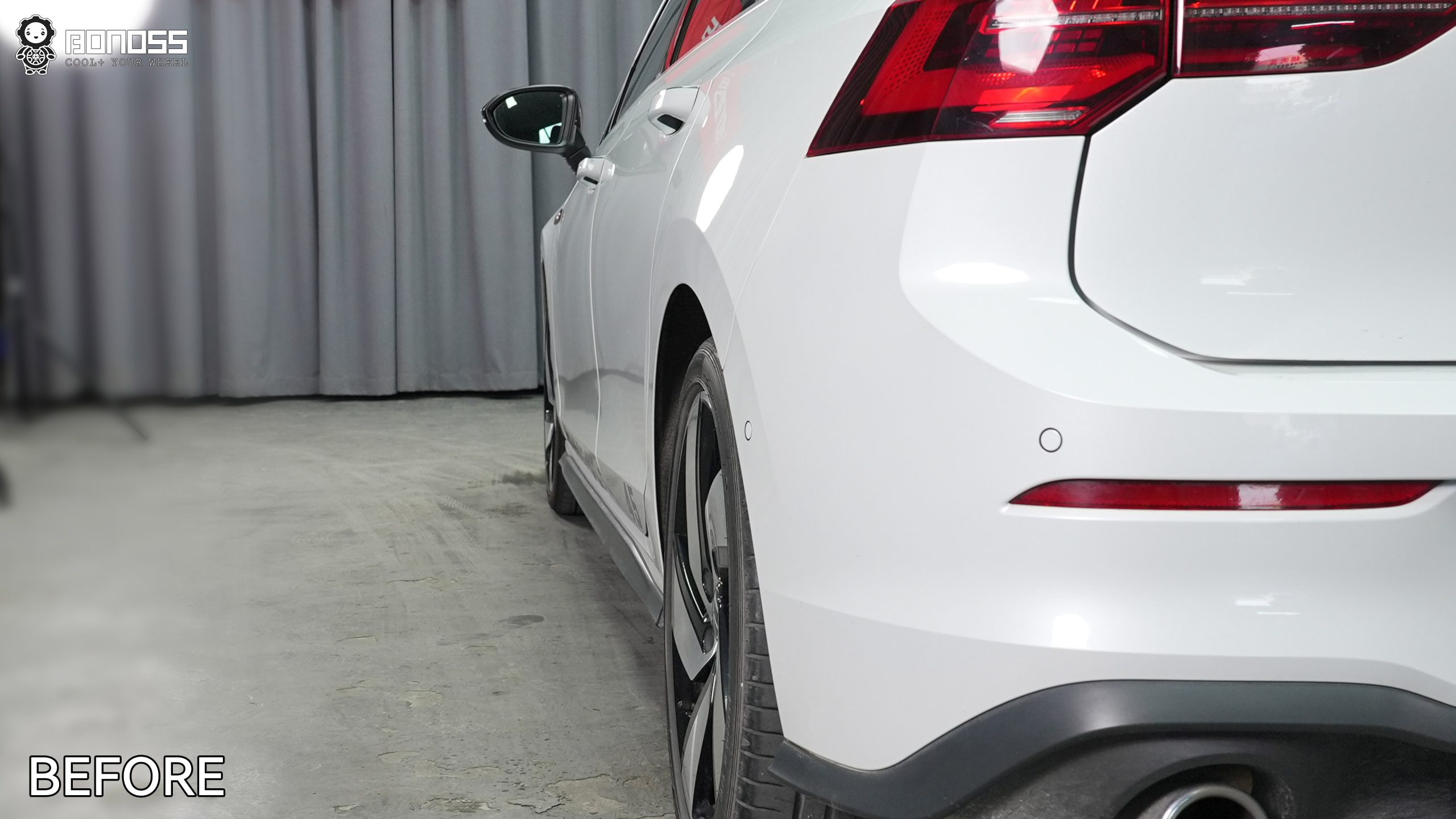 BONOSS Forged Lightweight Plus 2021 Volkswagen Golf Wheel Spacers Front 15mm Rear 20mm Before and After (9)