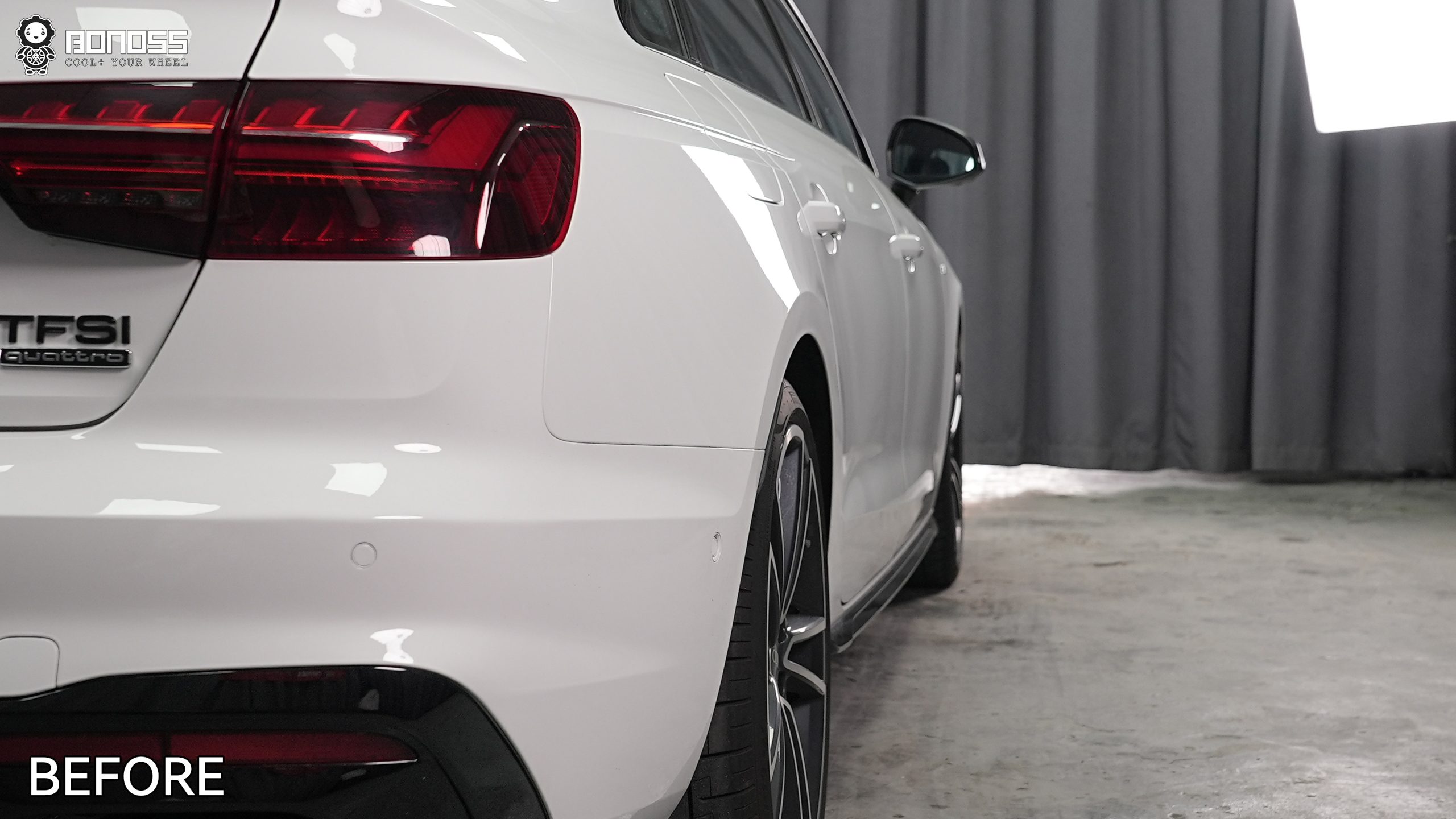 BONOSS Forged Lightweight Plus 2023 Audi A4 Wheel Spacers Front 12mm Rear 15mm Before and After (10)