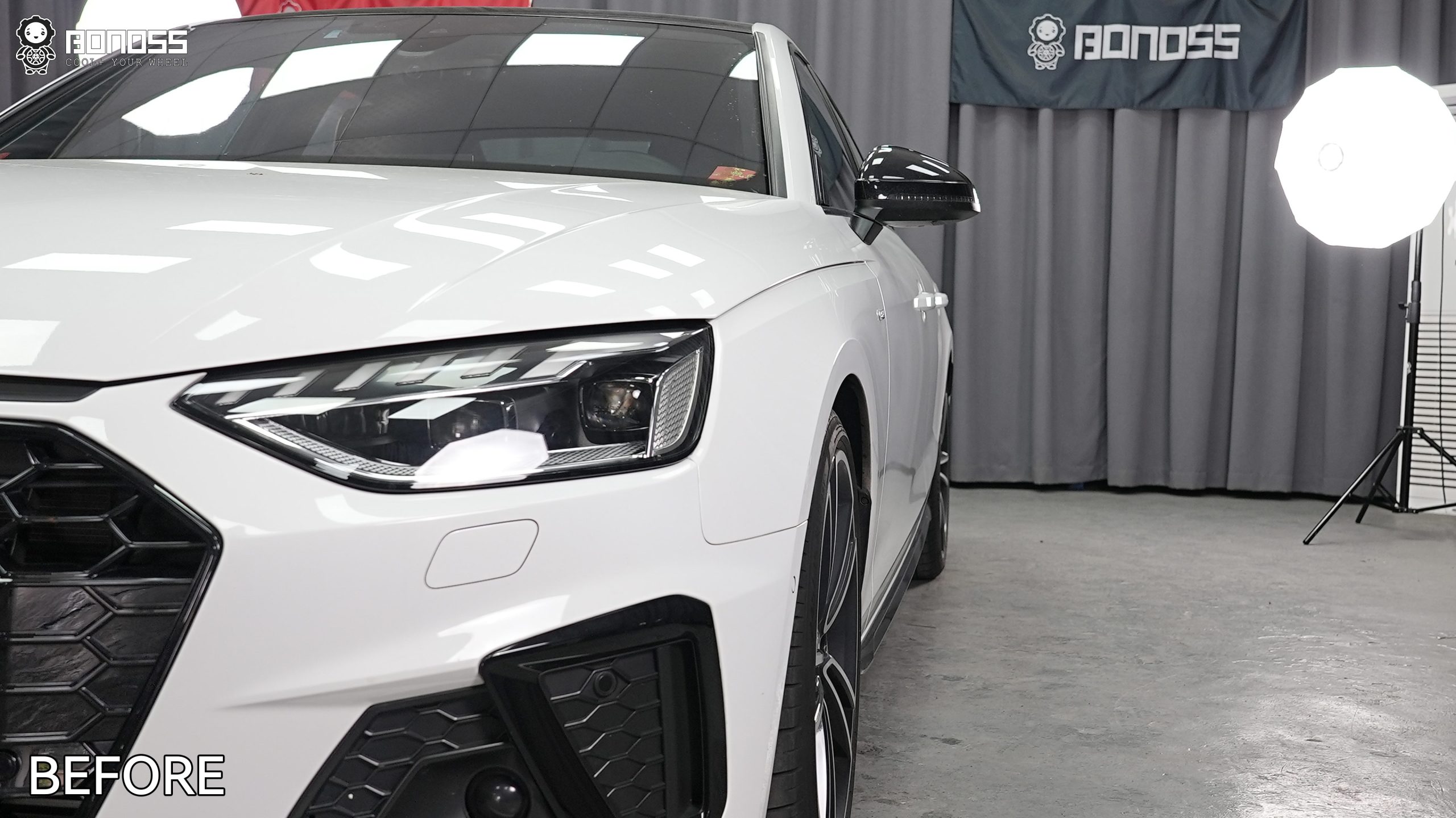 BONOSS Forged Lightweight Plus 2023 Audi A4 Wheel Spacers Front 12mm Rear 15mm Before and After (7)