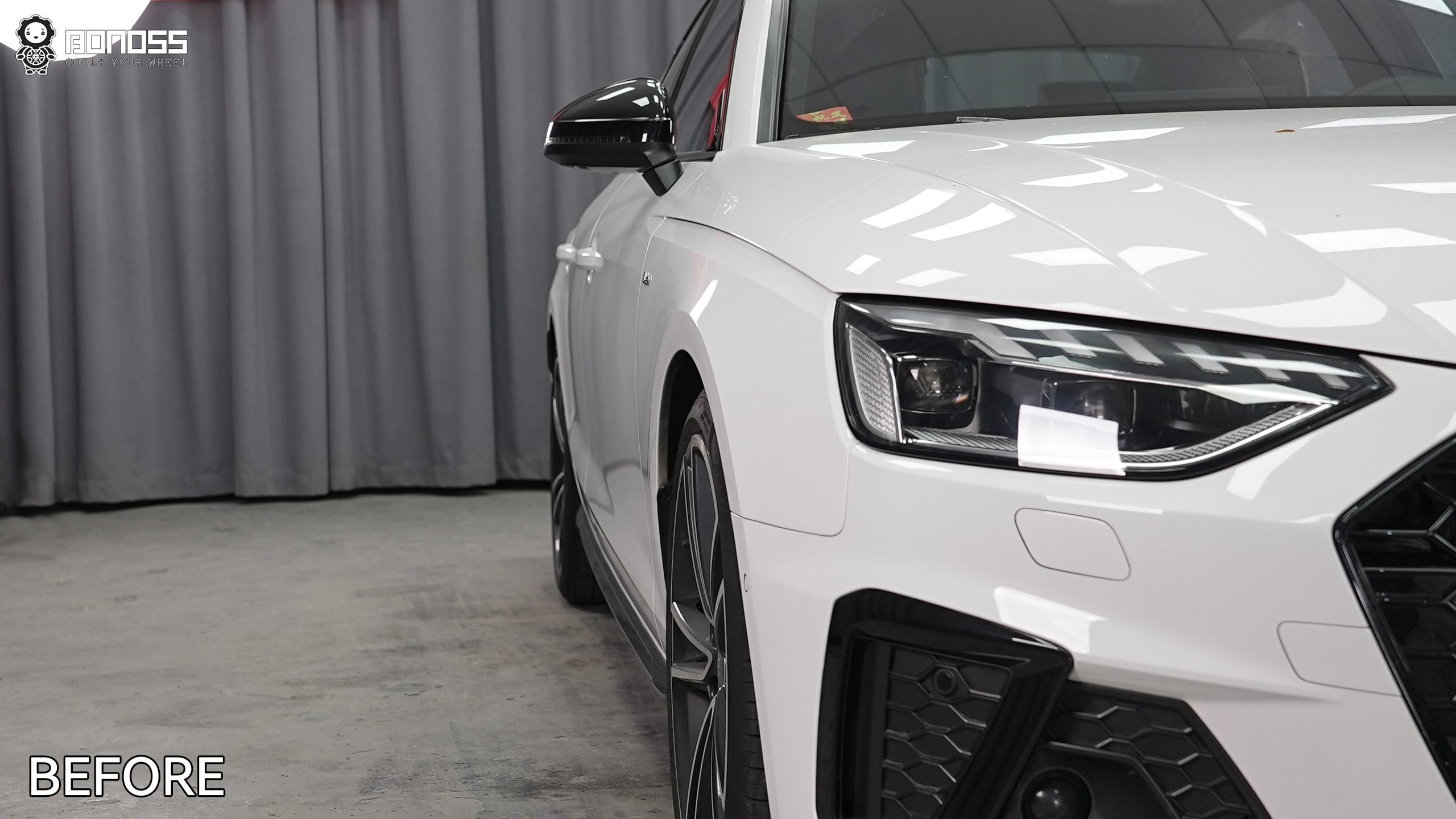 BONOSS Forged Lightweight Plus 2023 Audi A4 Wheel Spacers Front 12mm Rear 15mm Before and After (8)