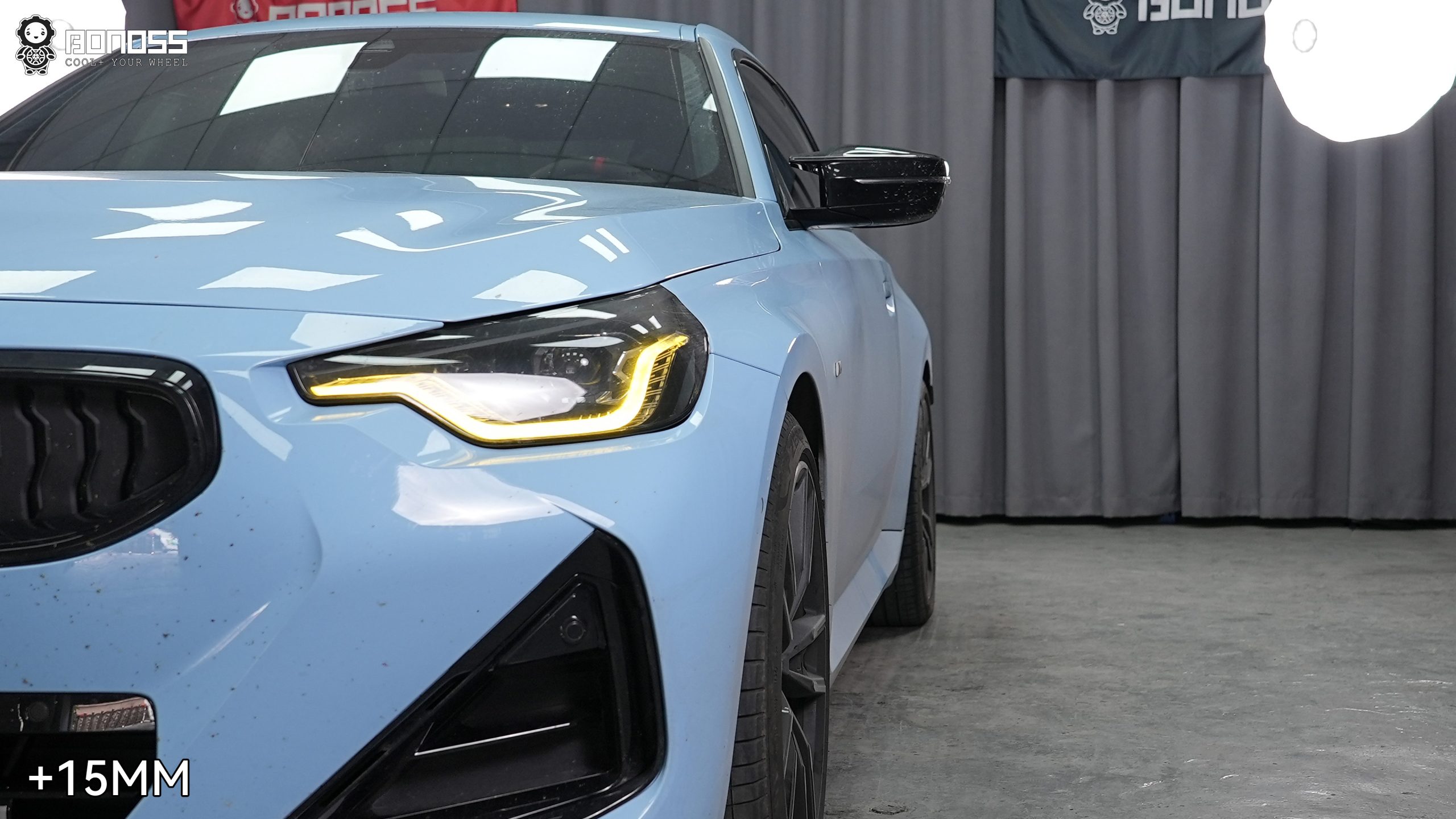 BONOSS Forged Lightweight Plus 2024 BMW M2 Wheel Spacers Front 15mm Rear 12mm Before and After (3)