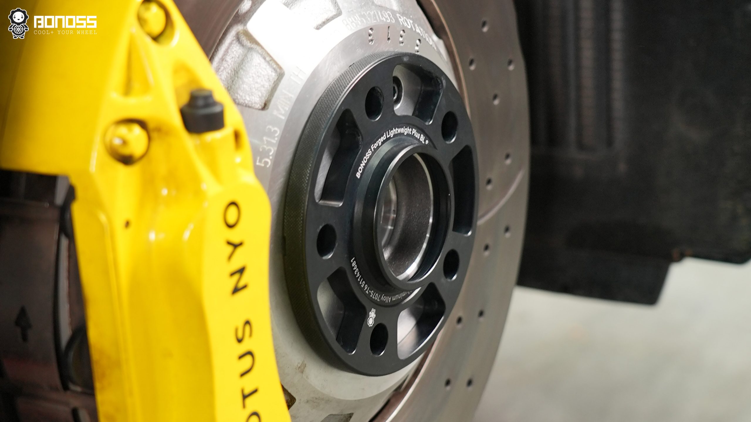 BONOSS Forged Lightweight Plus 2024 Lotus Emira Wheel Spacers Front 12mm Rear 12mm Before and After (12)