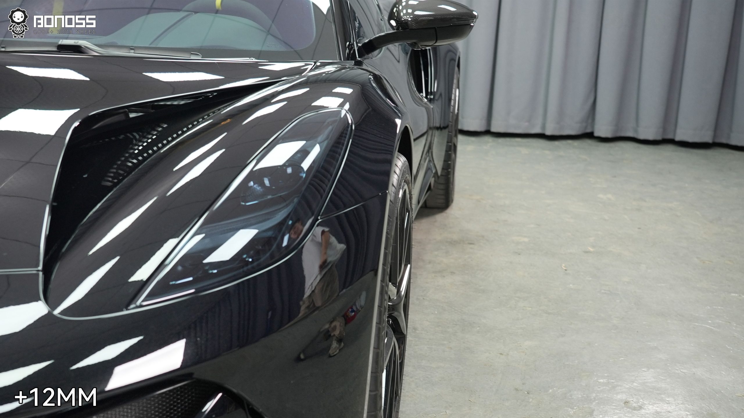 BONOSS Forged Lightweight Plus 2024 Lotus Emira Wheel Spacers Front 12mm Rear 12mm Before and After (2)