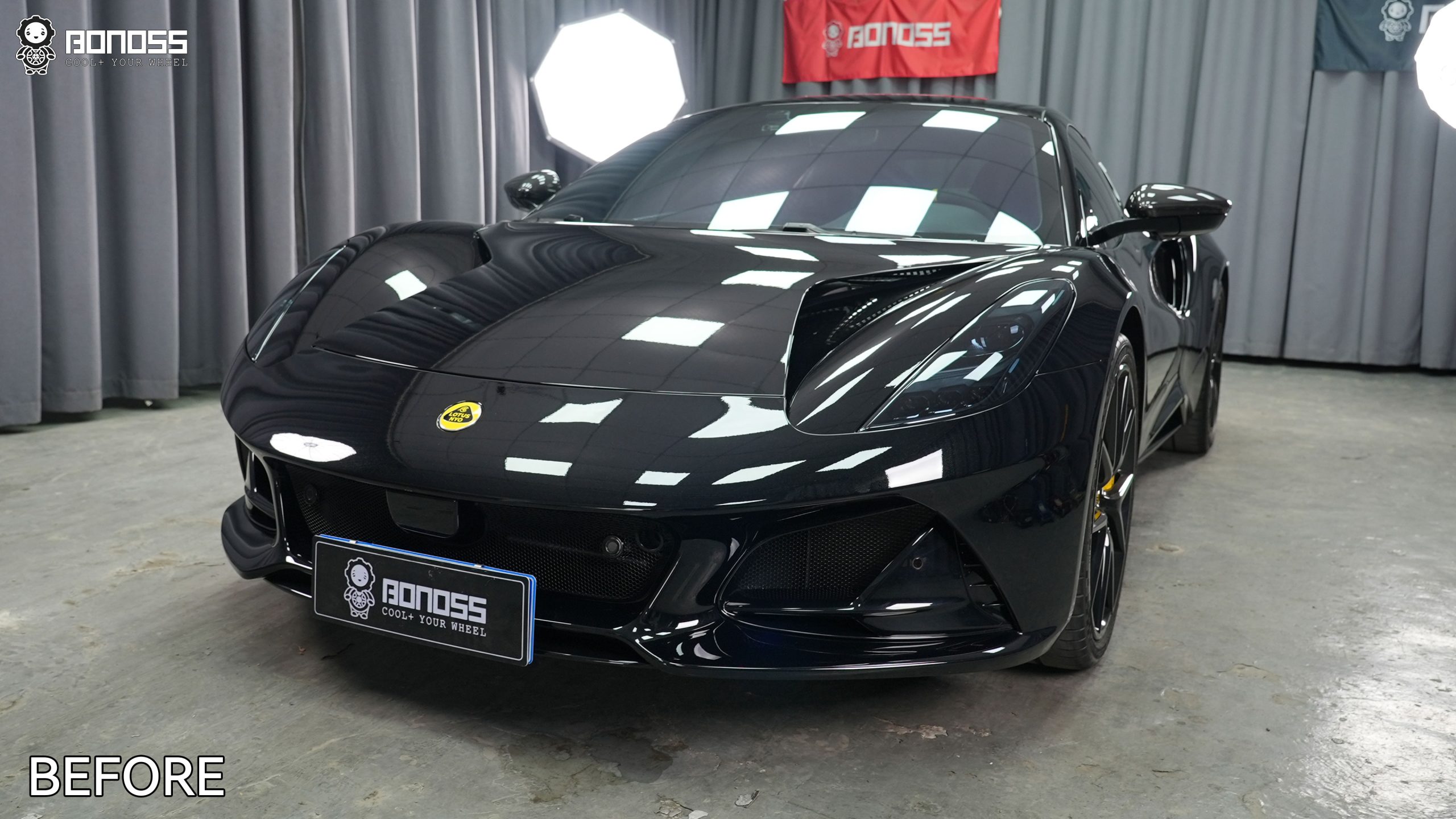 BONOSS Forged Lightweight Plus 2024 Lotus Emira Wheel Spacers Front 12mm Rear 12mm Before and After (6)