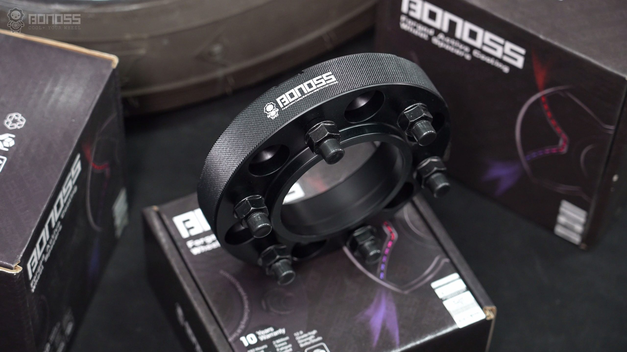 Best 2017 Toyota Tacoma Wheel Spacers Steel vs. Aluminum BONOSS Forged Active Cooling Adapters Hubcentric Spacers Pros Before and After Example (1)