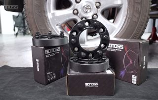 Tacoma Spacers A Safe Install Guide (Offset & Torque Specs) BONOSS Forged Active Cooling Adapters Hubcentric Spacers Pros Before and After Example (3)