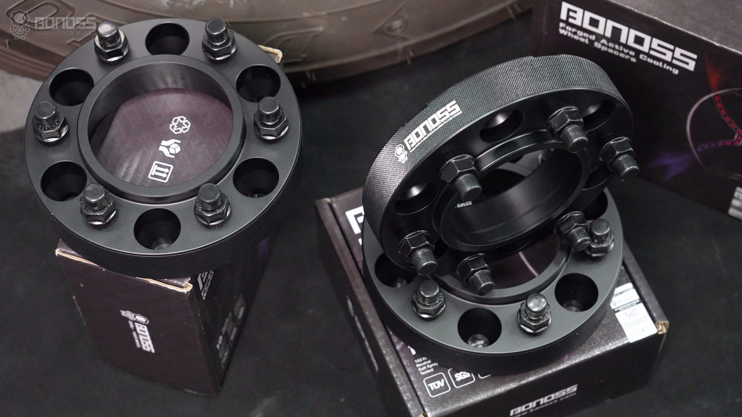 Top-Rated Tacoma Spacers (2025 Review & Tested) BONOSS Forged Active Cooling Adapters Hubcentric Spacers Pros Before and After Example (2)