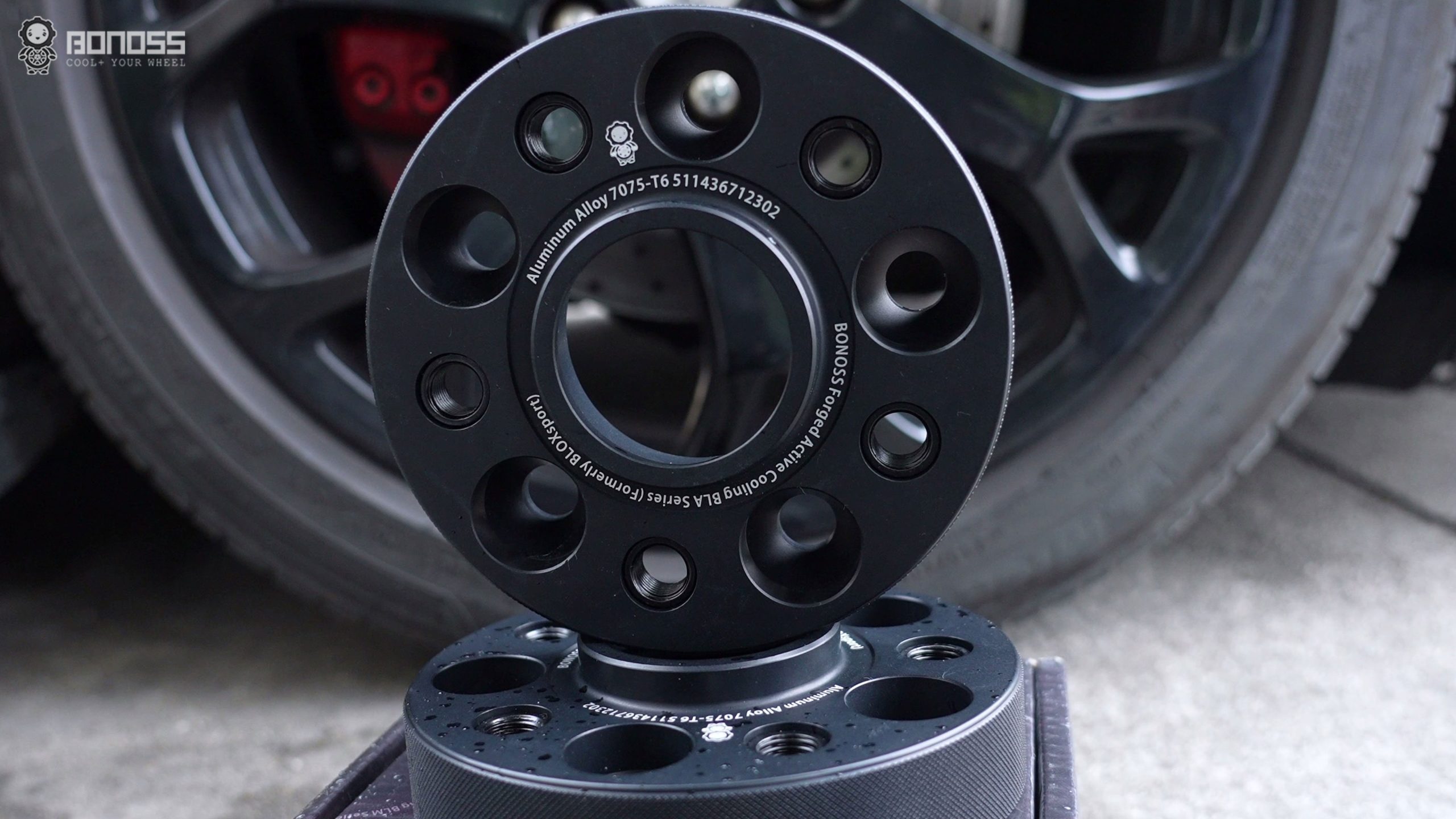Are Maserati Granturismo Wheel Spacers Worth It Honest Pros & Cons List BONOSS Forged Active Cooling Adapters Hubcentric Spacers Pros Before and After Example (1)