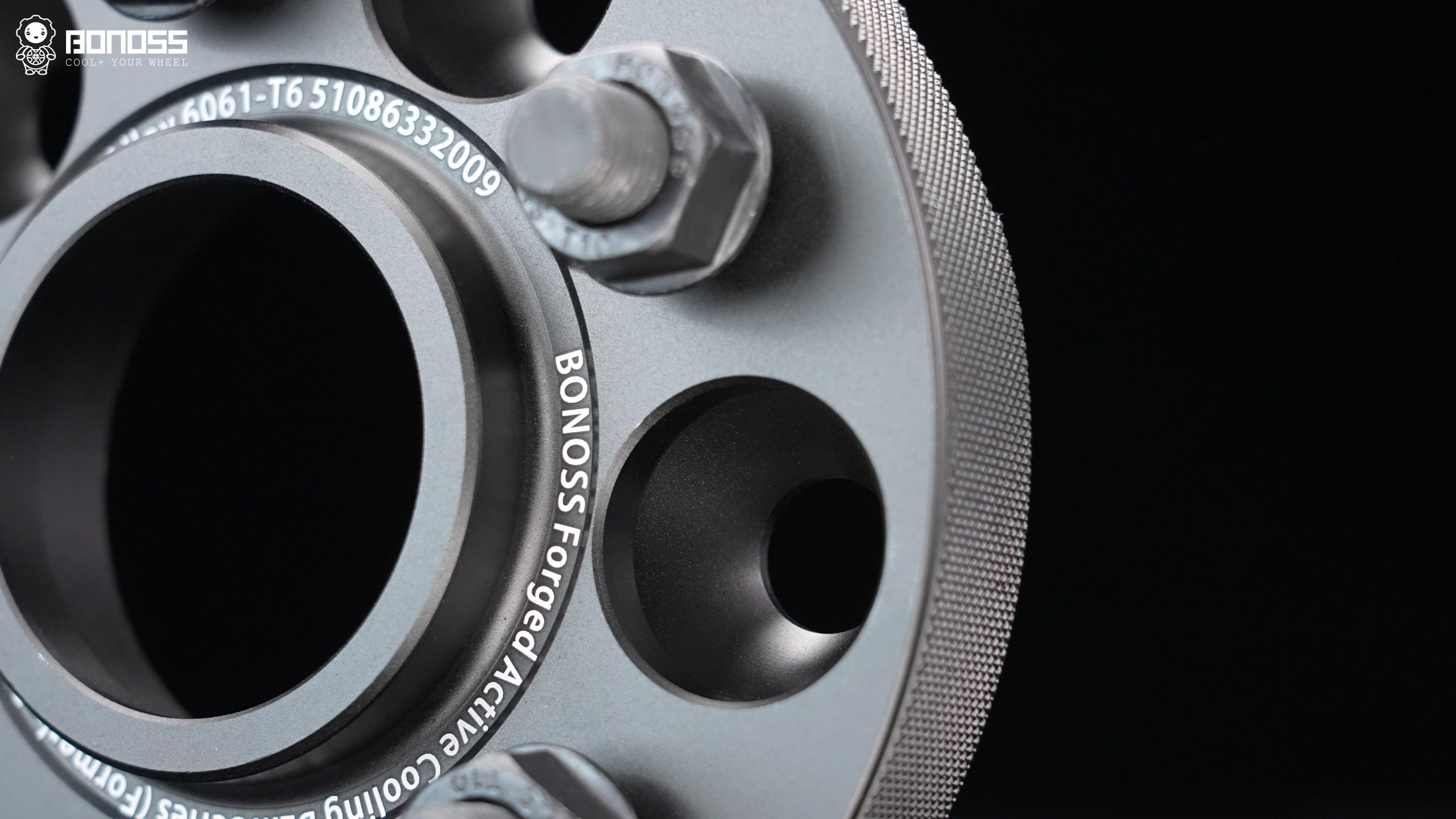 BONOSS Forged Active Cooling 2006 Volvo S40 Wheel Spacers Front 20mm Rear 20mm Before and After (1)