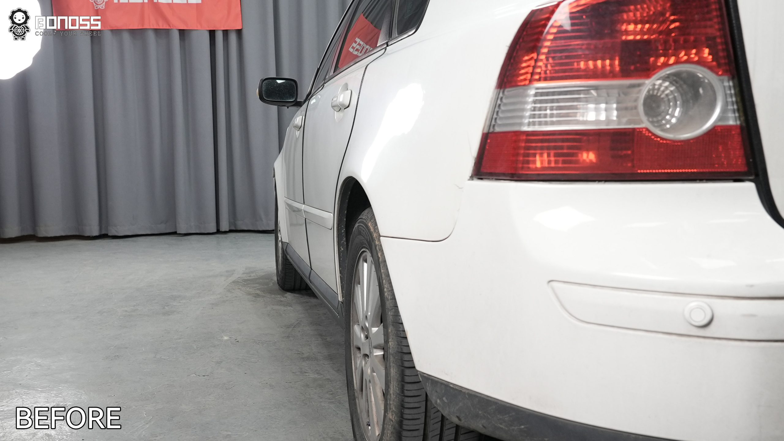 BONOSS Forged Active Cooling 2006 Volvo S40 Wheel Spacers Front 20mm Rear 20mm Before and After (10)