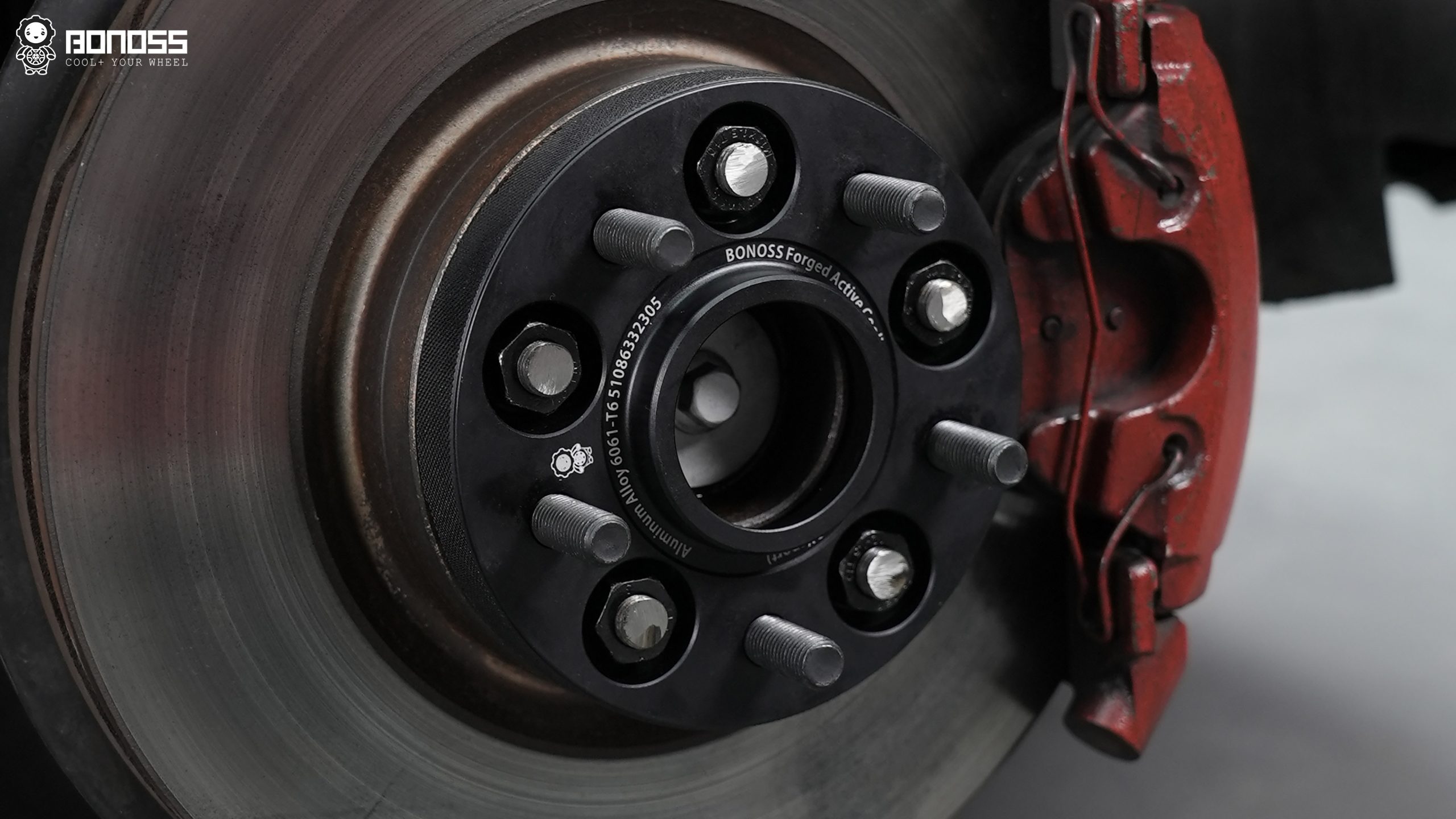 BONOSS Forged Active Cooling 2006 Volvo S40 Wheel Spacers Front 20mm Rear 20mm Before and After (12)