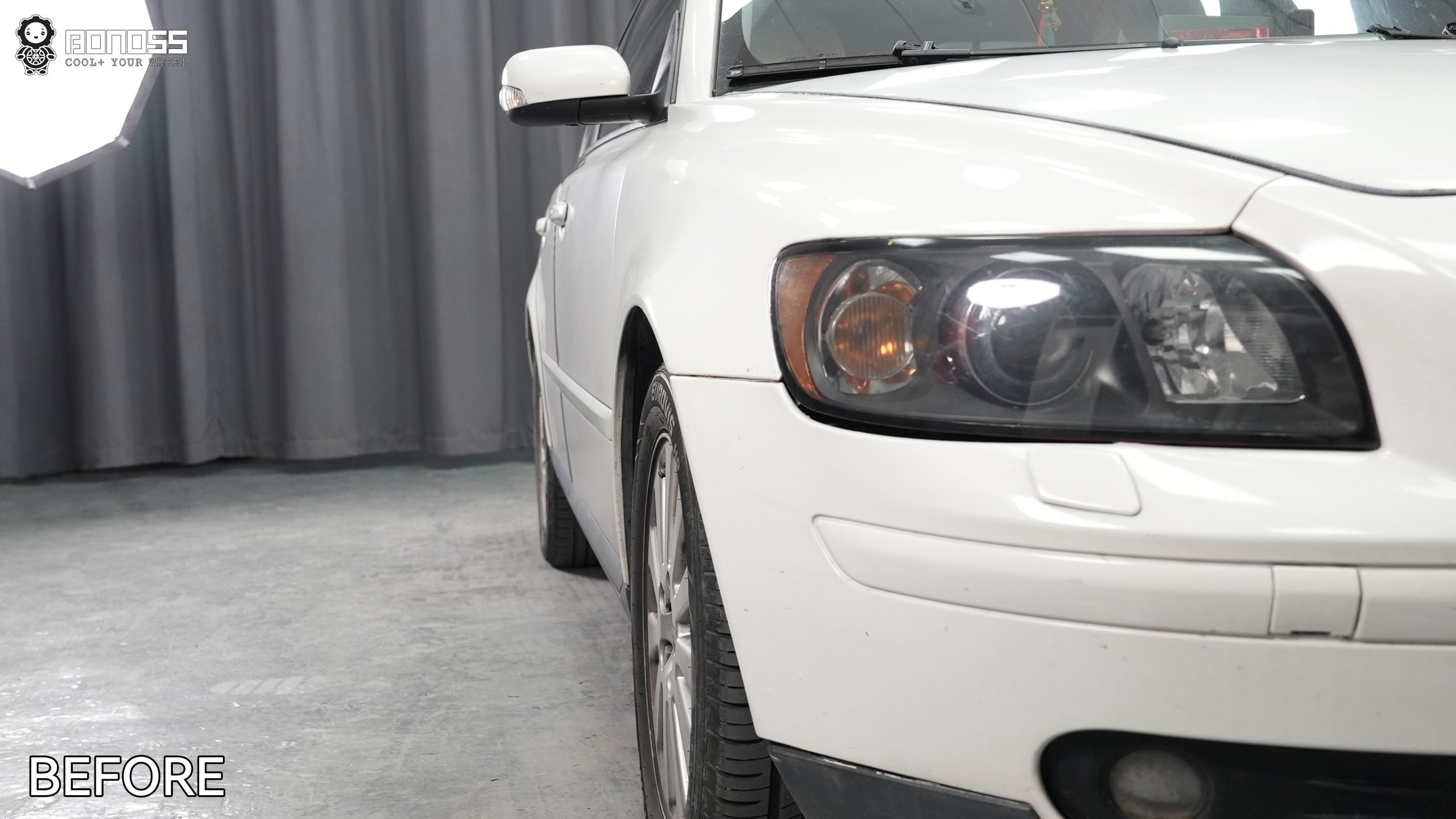 BONOSS Forged Active Cooling 2006 Volvo S40 Wheel Spacers Front 20mm Rear 20mm Before and After (9)