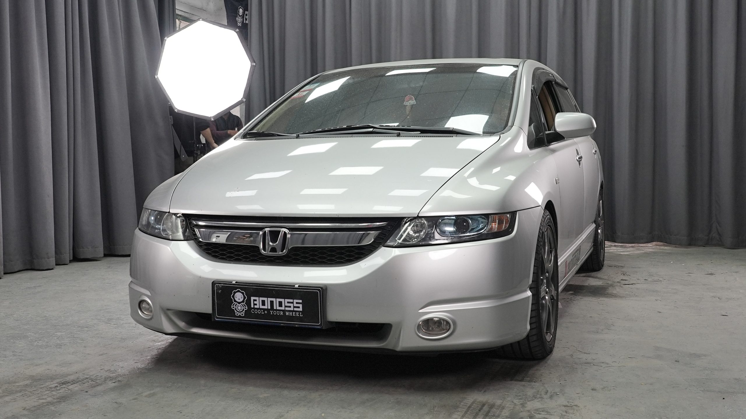 BONOSS Forged Active Cooling 2008 Honda Odyssey Wheel Spacers Front 15mm Rear 15mm Before and After (1)