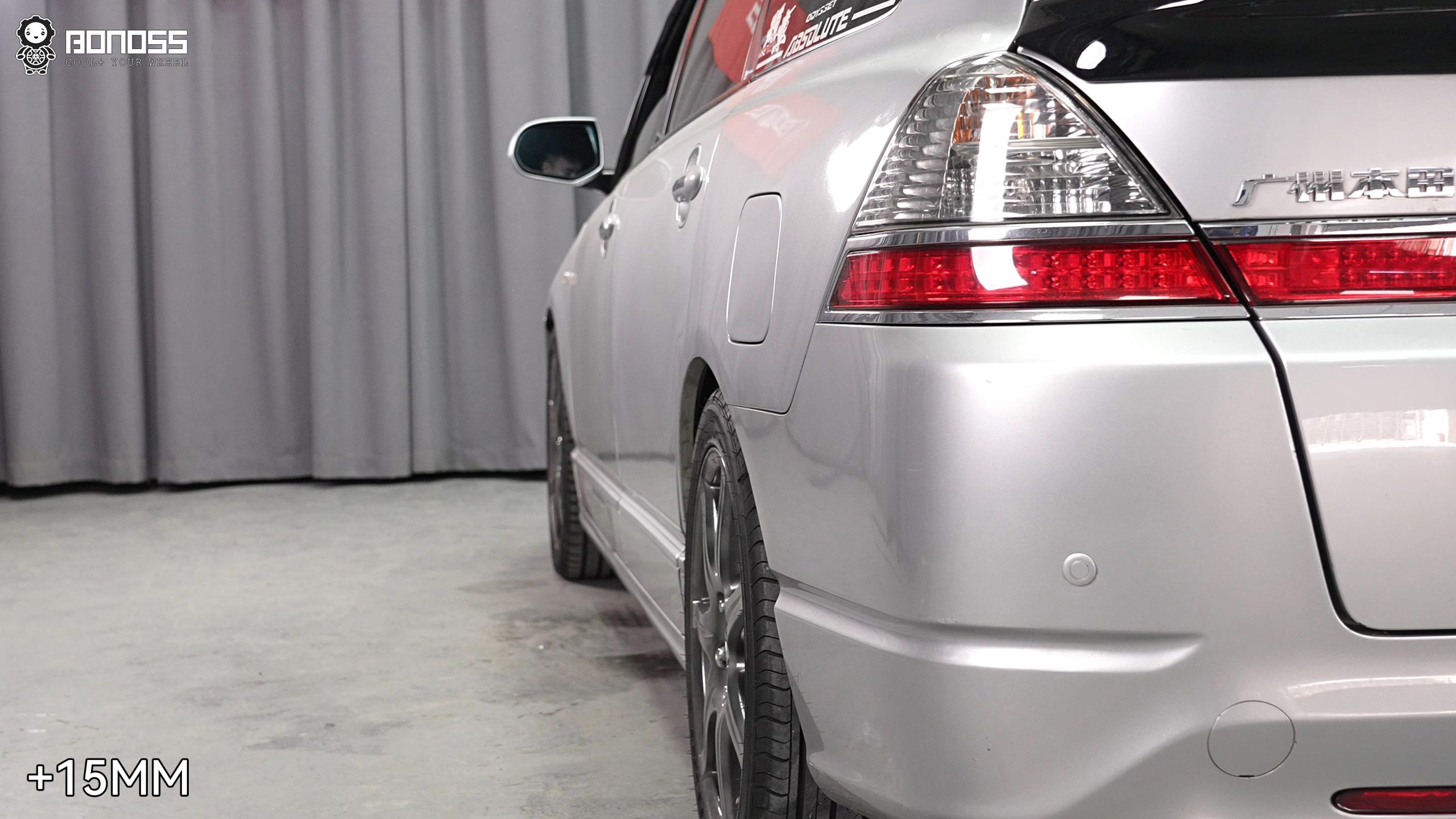 BONOSS Forged Active Cooling 2008 Honda Odyssey Wheel Spacers Front 15mm Rear 15mm Before and After (4)