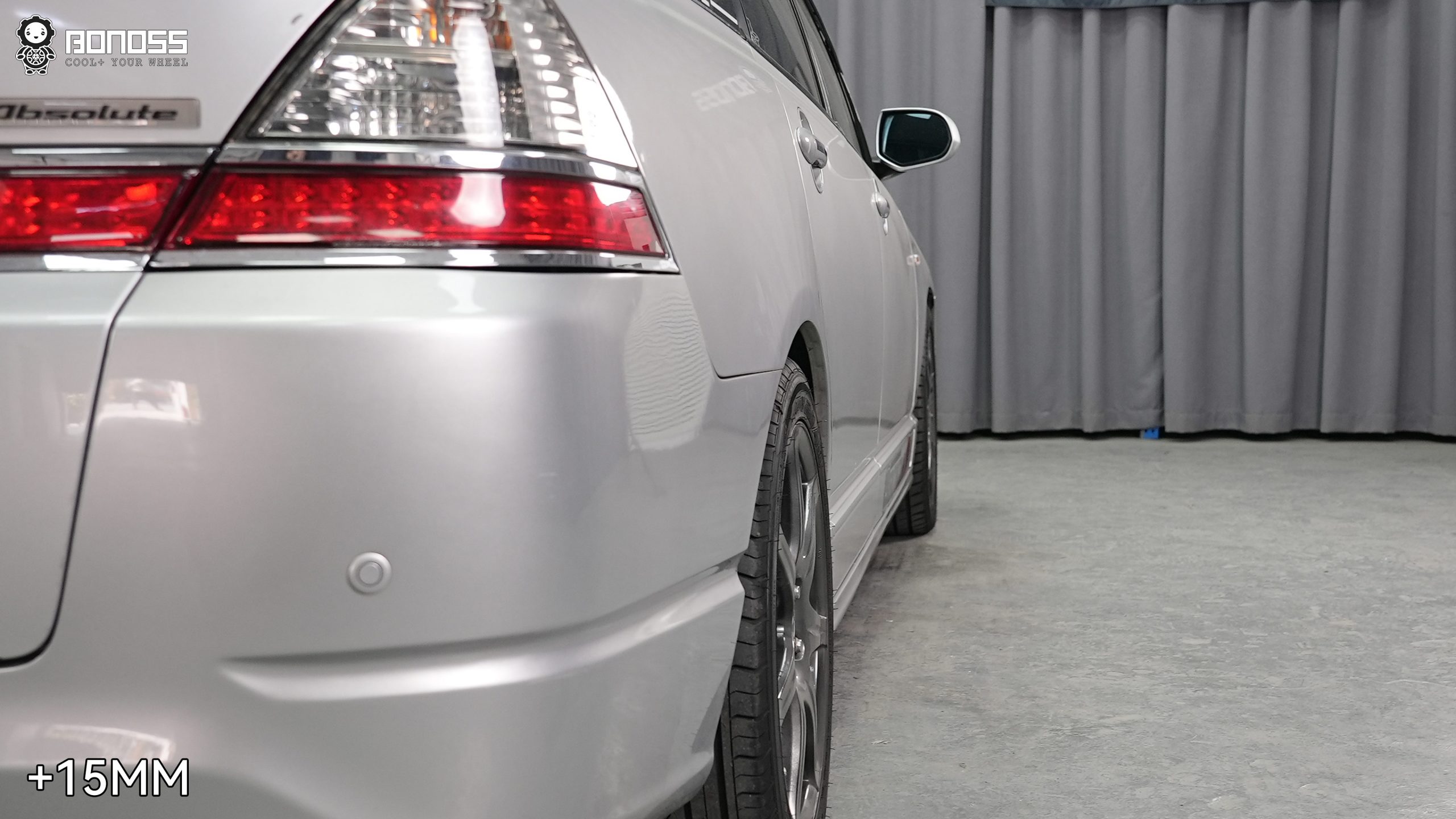 BONOSS Forged Active Cooling 2008 Honda Odyssey Wheel Spacers Front 15mm Rear 15mm Before and After (5)