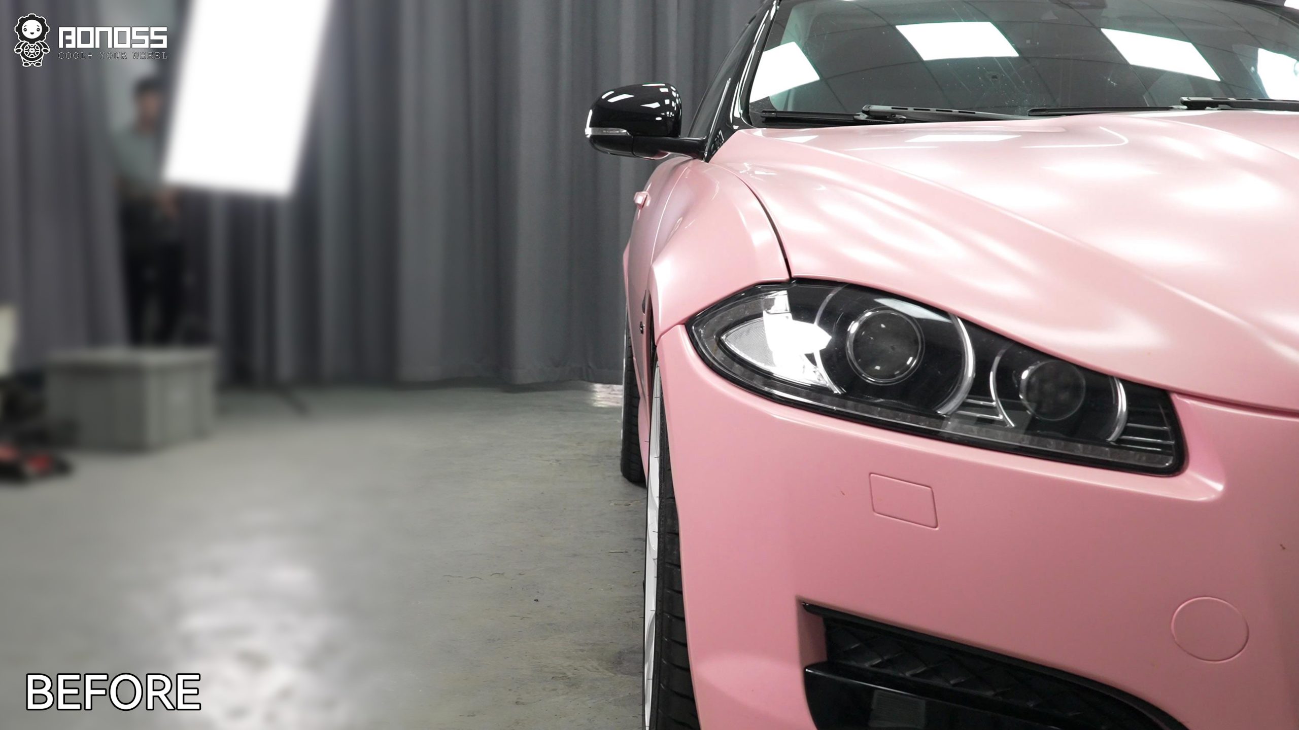 BONOSS Forged Active Cooling 2014 Jaguar XF Wheel Spacers Front 15mm Rear 15mm Before and After (9)