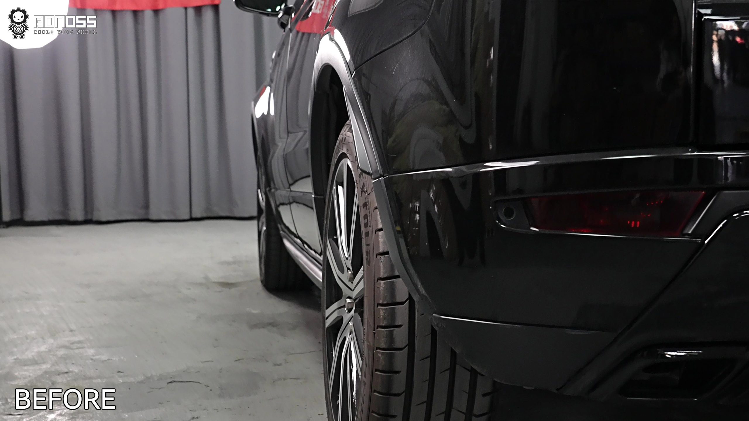 BONOSS Forged Active Cooling 2015 Land Rover Range Rover Evoque Wheel Spacers Front 25mm Rear 30mm Before and After (10)