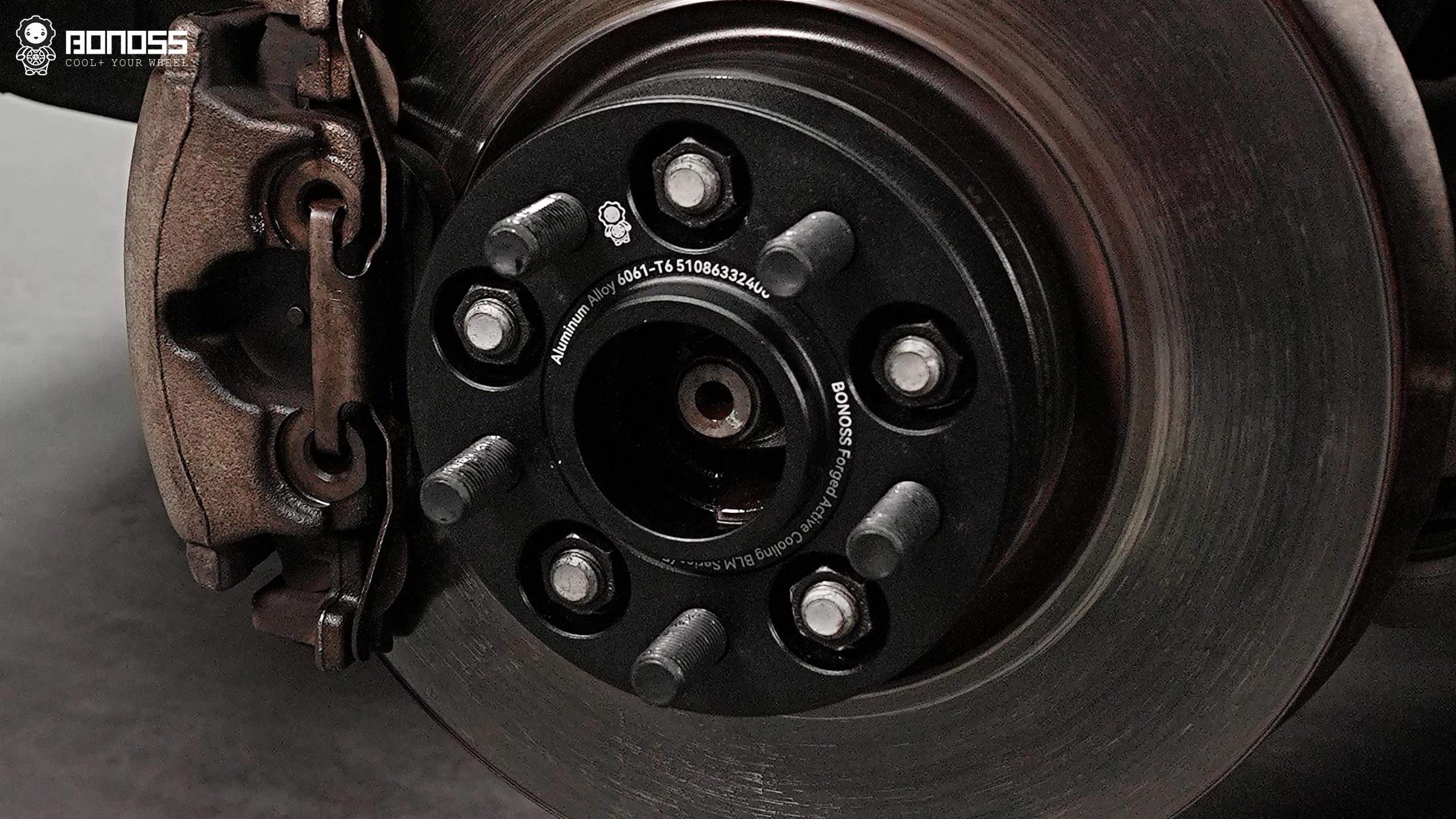 BONOSS Forged Active Cooling 2015 Land Rover Range Rover Evoque Wheel Spacers Front 25mm Rear 30mm Before and After (14)