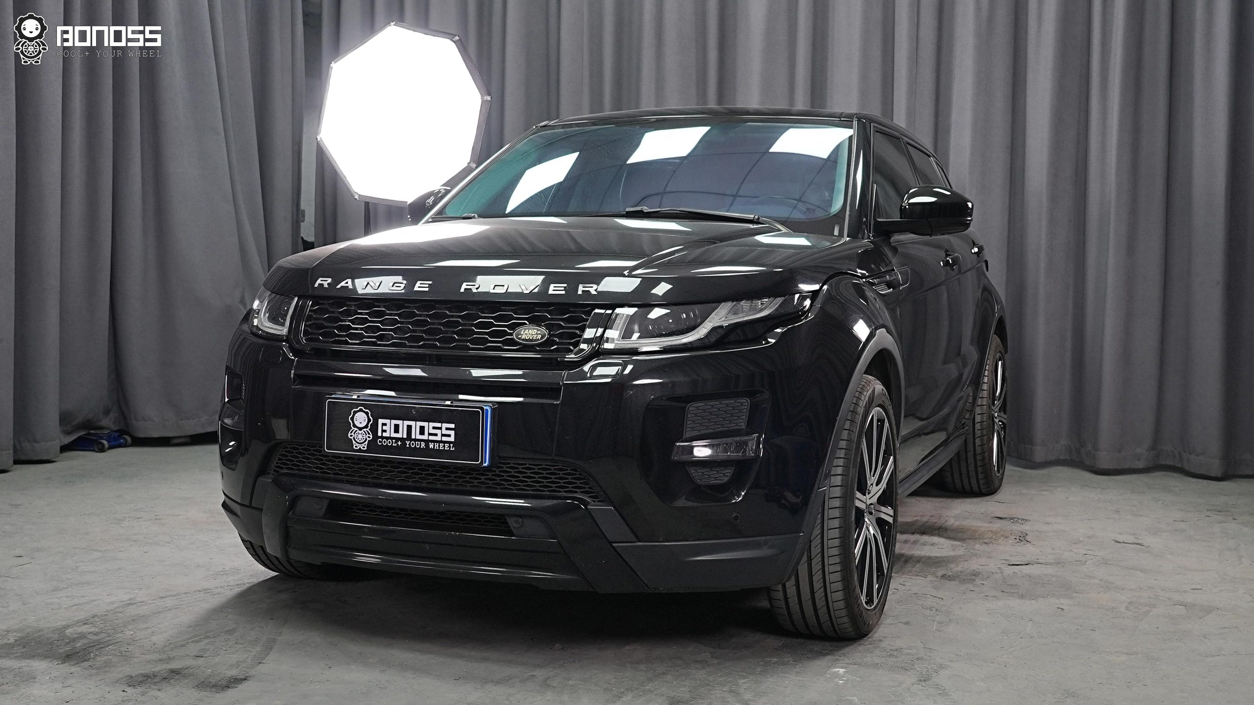 BONOSS Forged Active Cooling 2015 Land Rover Range Rover Evoque Wheel Spacers Front 25mm Rear 30mm Before and After (2)