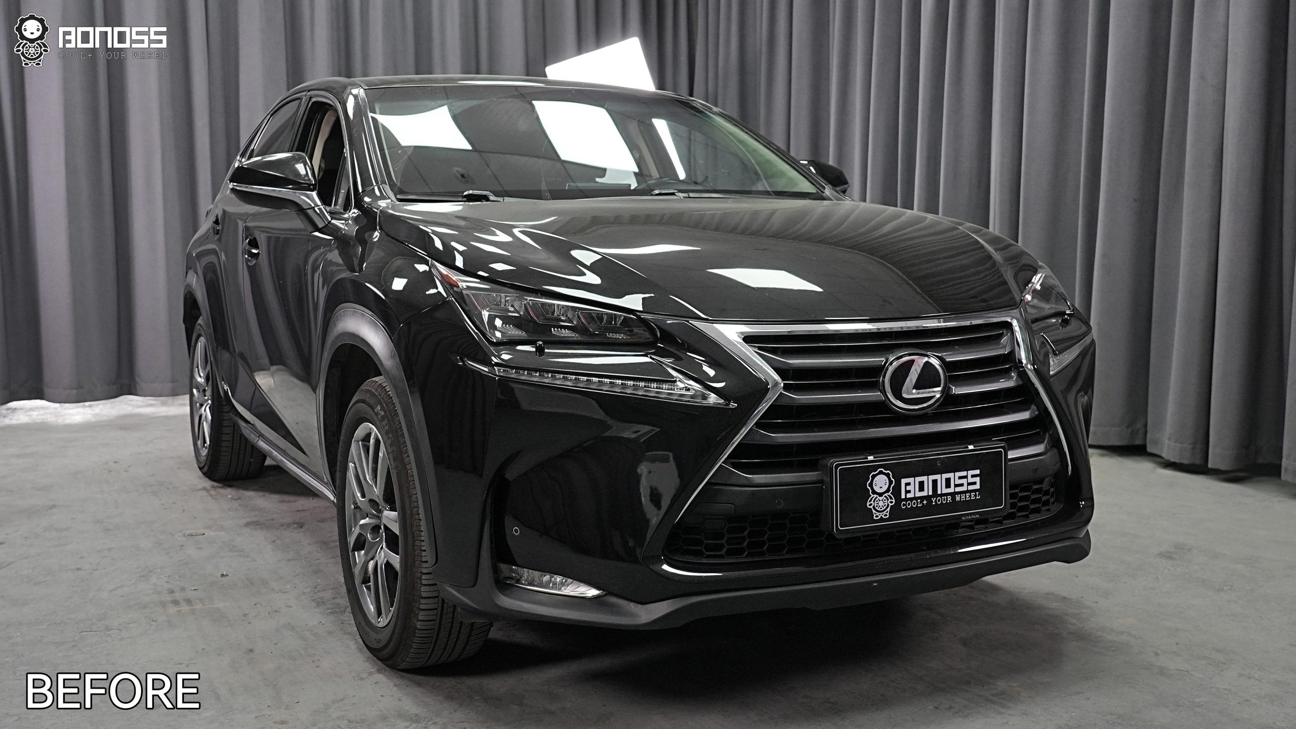 BONOSS Forged Active Cooling 2015 Lexus NX Wheel Spacers Front 20mm Rear 30mm Before and After (7)