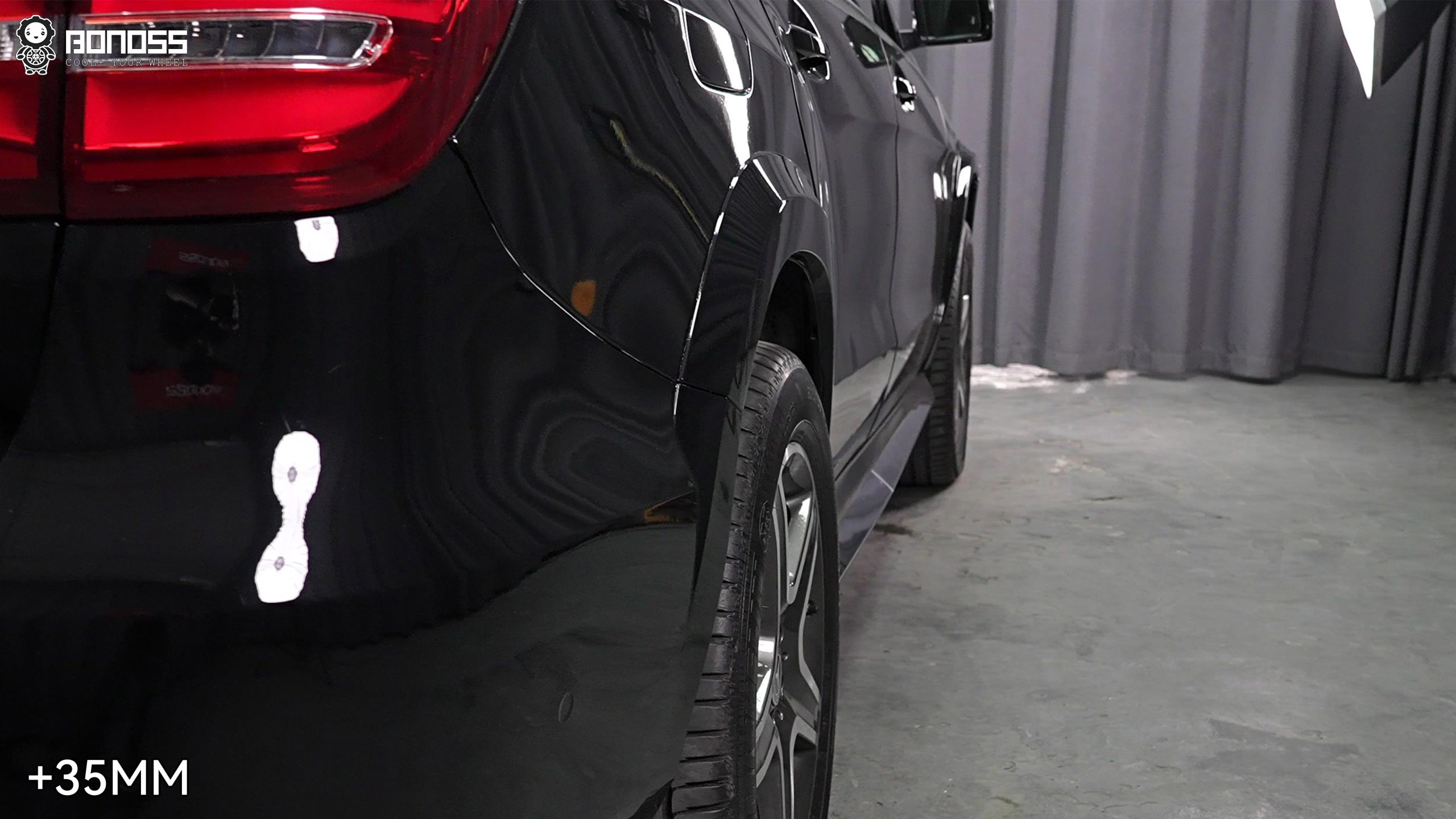 BONOSS Forged Active Cooling 2015 Mercedes-Benz GL450 Wheel Spacers Front 30mm Rear 35mm Before and After (6)