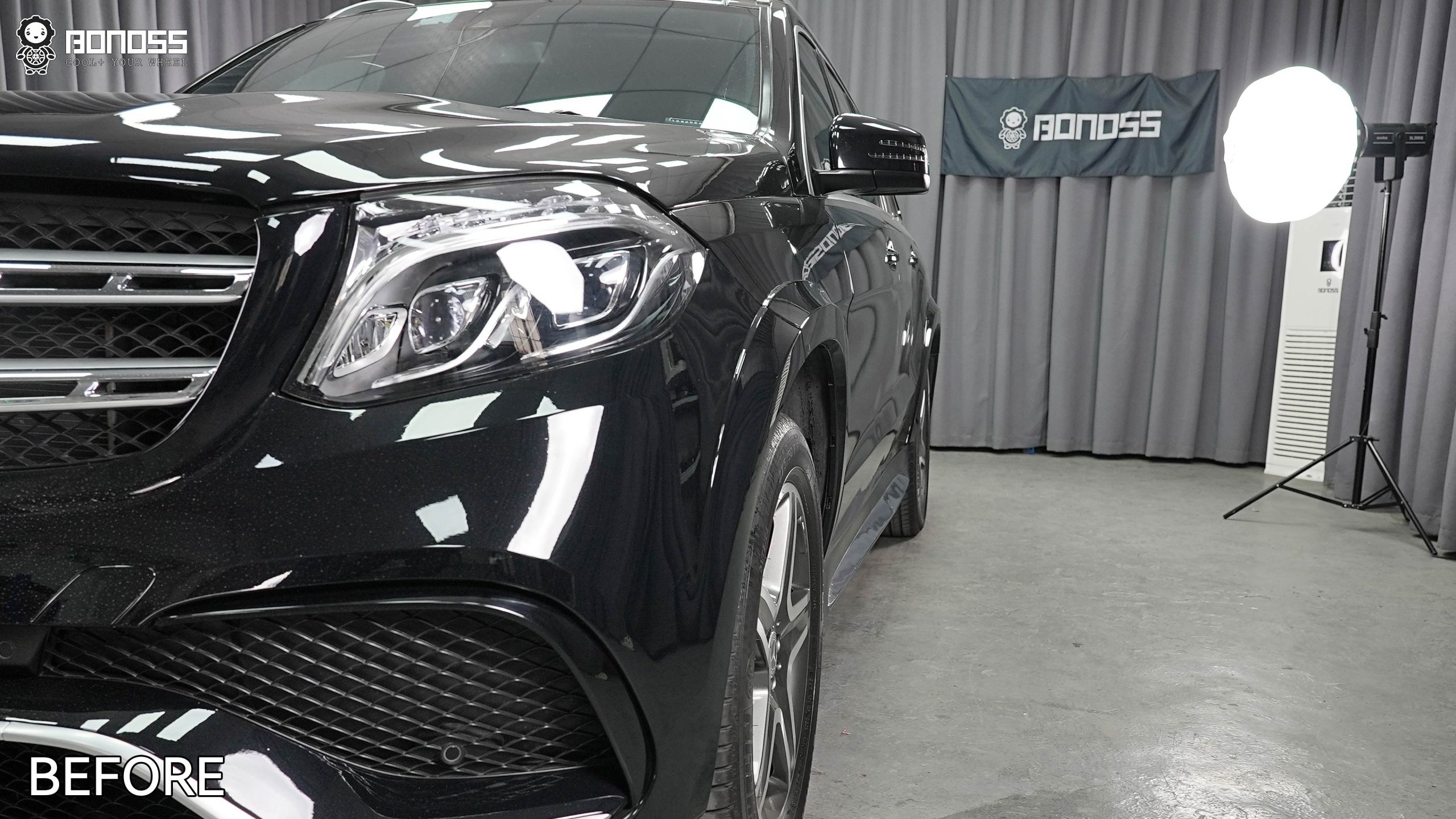 BONOSS Forged Active Cooling 2015 Mercedes-Benz GL450 Wheel Spacers Front 30mm Rear 35mm Before and After (8)