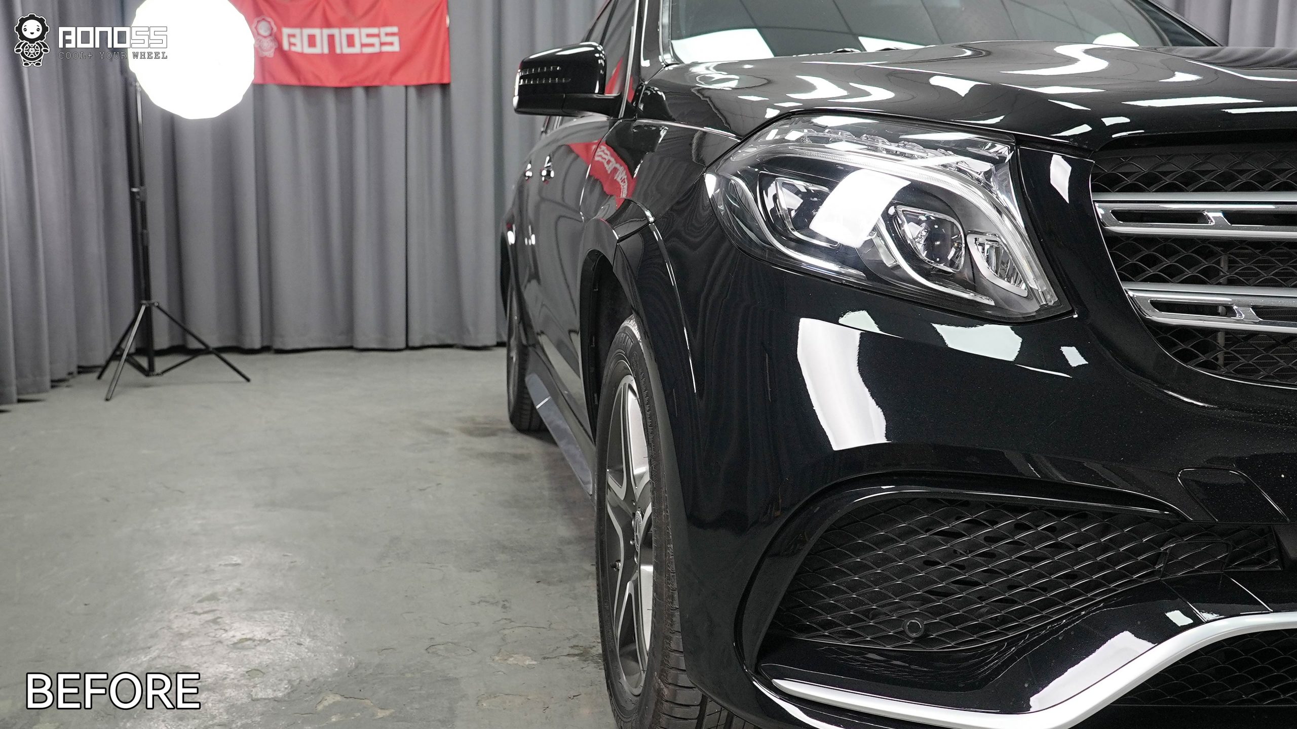 BONOSS Forged Active Cooling 2015 Mercedes-Benz GL450 Wheel Spacers Front 30mm Rear 35mm Before and After (9)