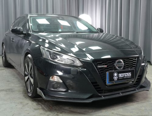 BONOSS Forged Active Cooling 2019 Nissan Altima Wheel Spacers Front 15mm Rear 20mm Before and After