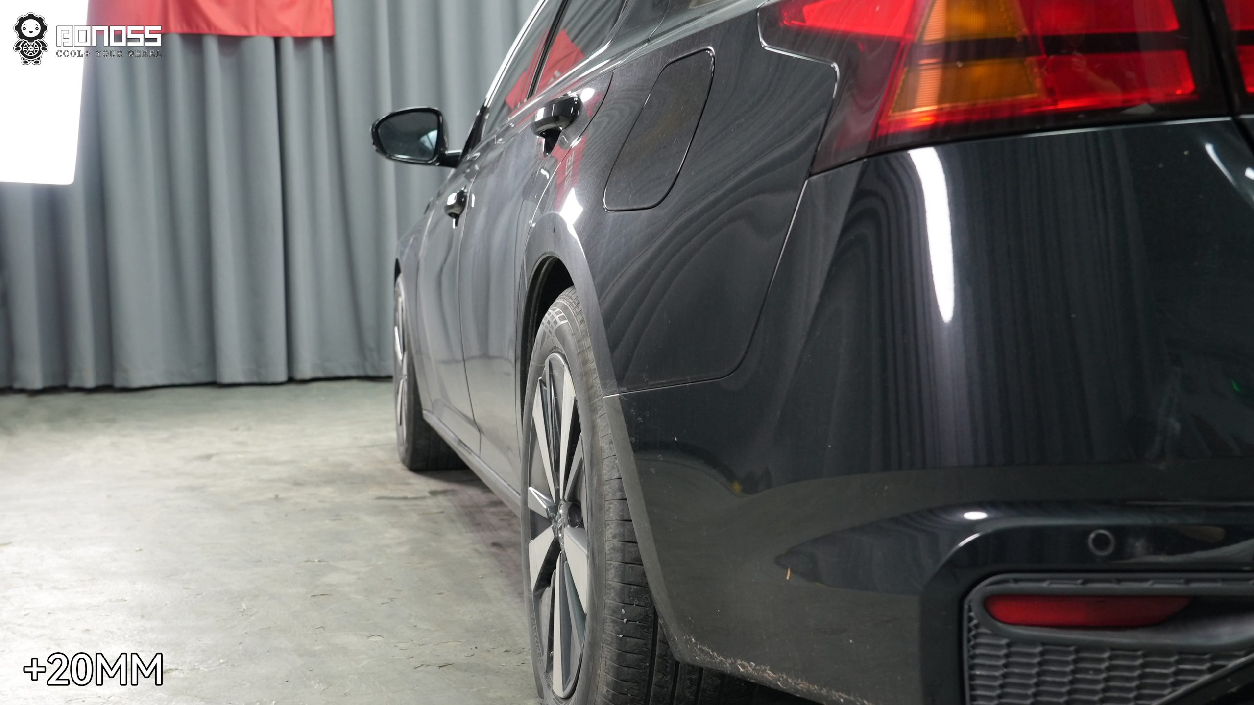 BONOSS Forged Active Cooling 2019 Nissan Altima Wheel Spacers Front 15mm Rear 20mm Before and After (5)