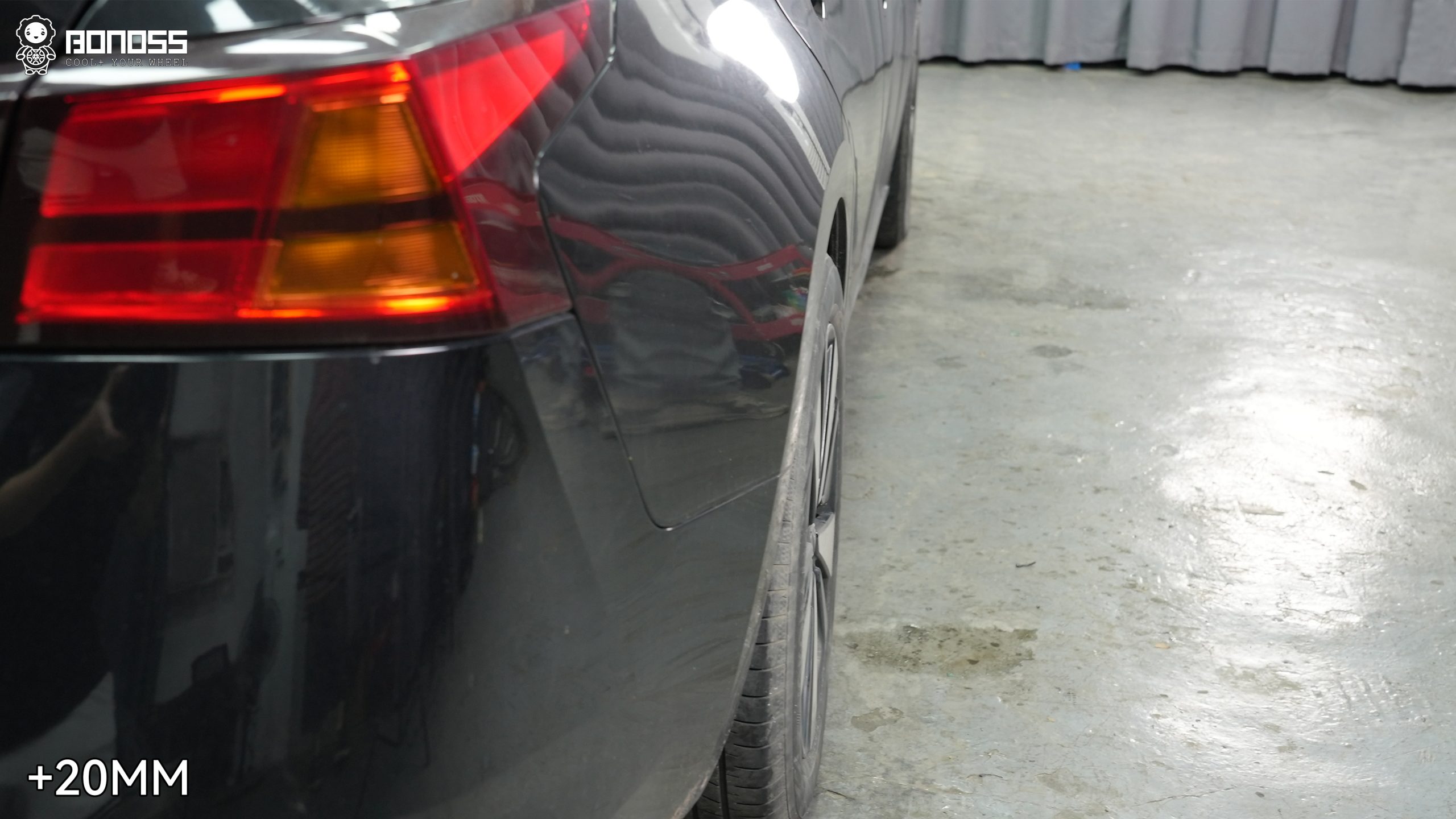 BONOSS Forged Active Cooling 2019 Nissan Altima Wheel Spacers Front 15mm Rear 20mm Before and After (6)