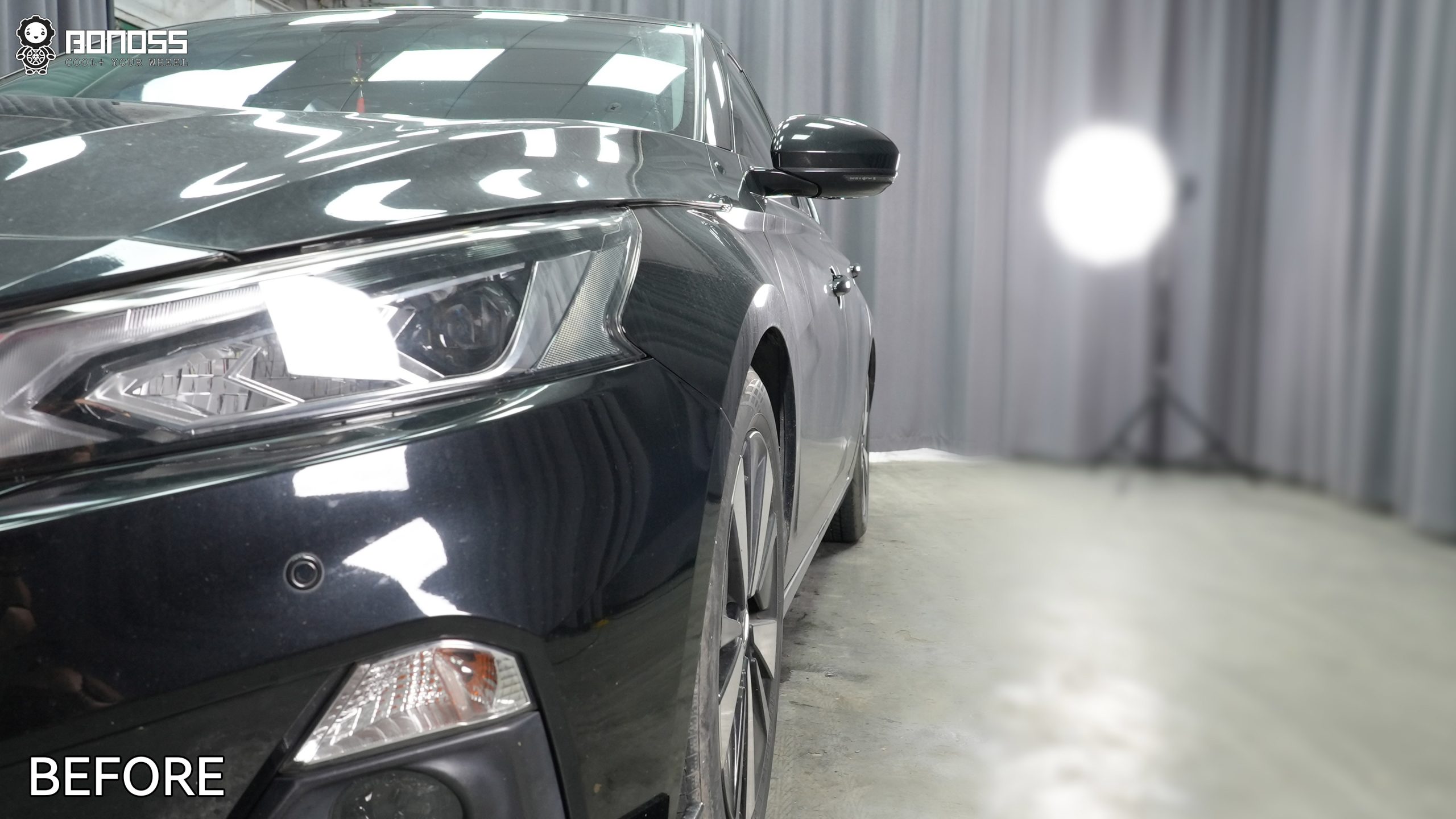 BONOSS Forged Active Cooling 2019 Nissan Altima Wheel Spacers Front 15mm Rear 20mm Before and After (8)