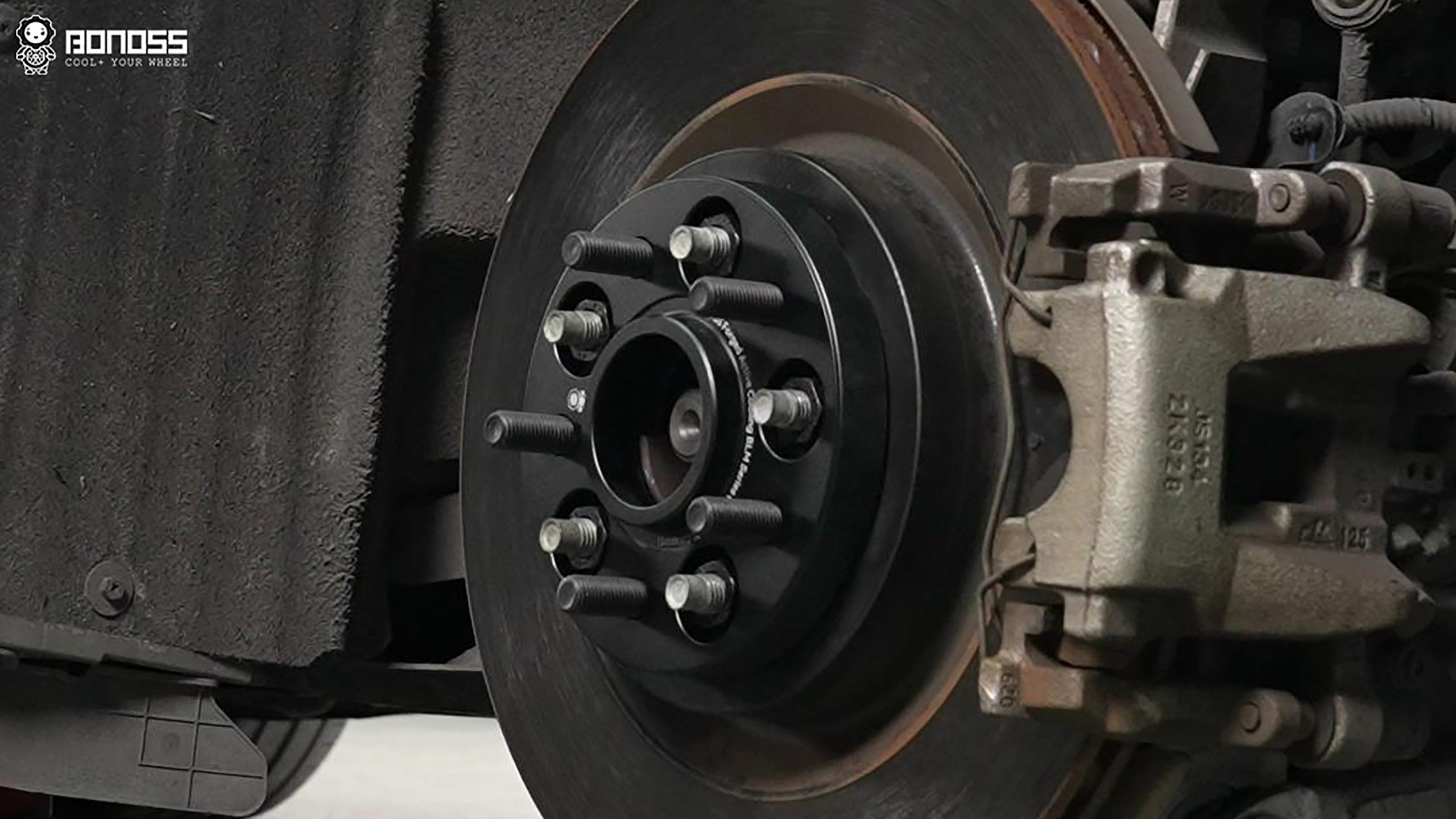 BONOSS Forged Active Cooling 2020 Jaguar XE Wheel Spacers Front 15mm Rear 20mm Before and After (13)