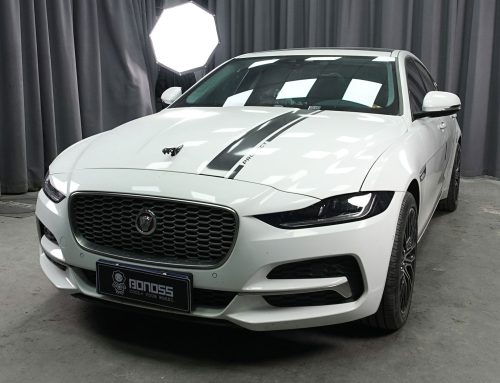 BONOSS Forged Active Cooling 2020 Jaguar XE Wheel Spacers Front 15mm Rear 20mm Before and After