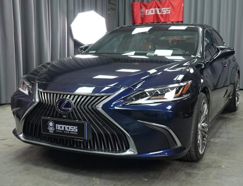 BONOSS Forged Active Cooling 2020 Lexus ES Wheel Spacers Front 20mm Rear 20mm Before and After