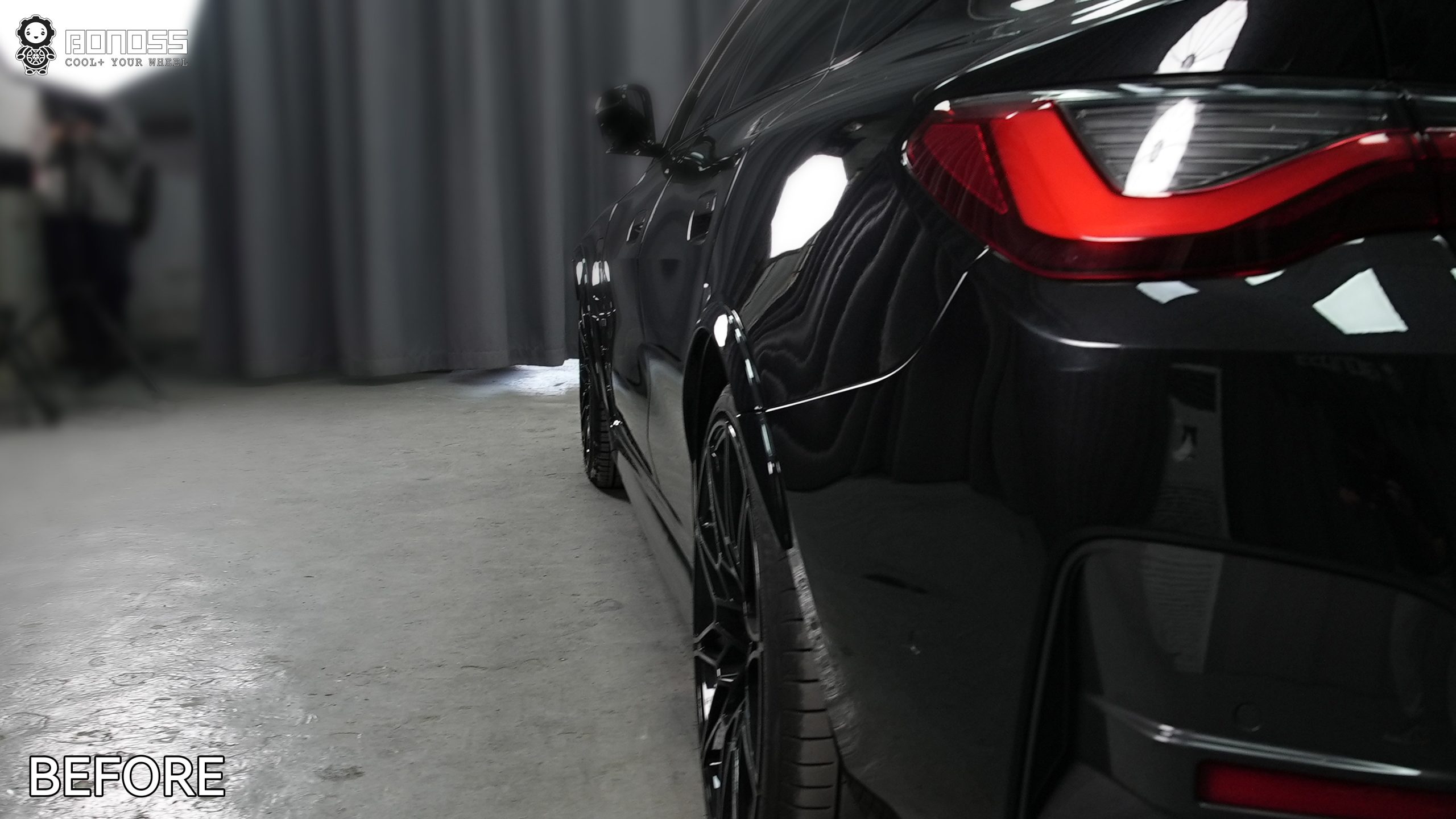 BONOSS Forged Active Cooling 2021 BMW i4 Wheel Spacers Front 20mm Rear 22.5mm Before and After (10)