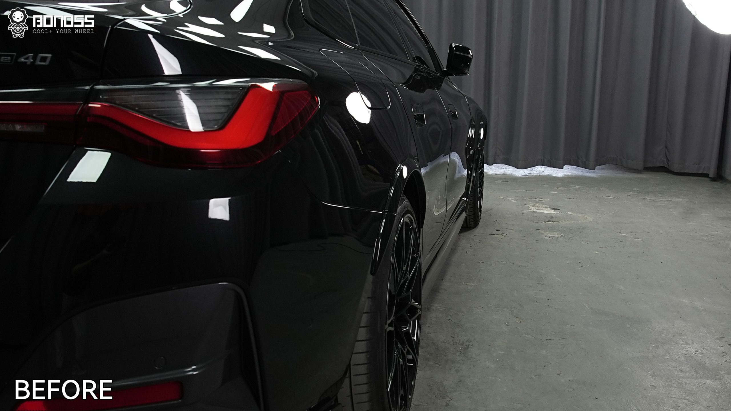 BONOSS Forged Active Cooling 2021 BMW i4 Wheel Spacers Front 20mm Rear 22.5mm Before and After (11)