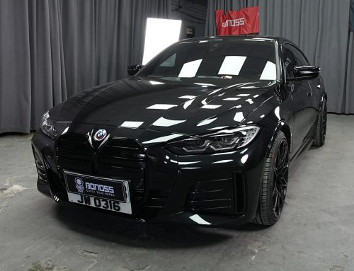 BONOSS Forged Active Cooling 2021 BMW i4 Wheel Spacers Front 20mm Rear 22.5mm Before and After