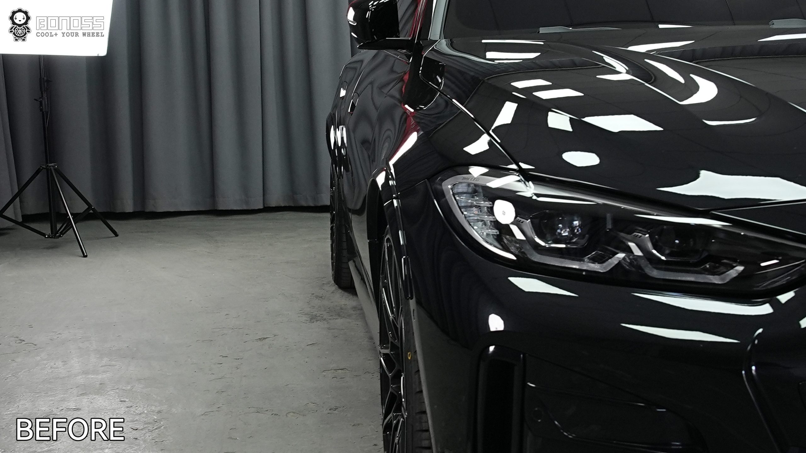 BONOSS Forged Active Cooling 2021 BMW i4 Wheel Spacers Front 20mm Rear 22.5mm Before and After (9)