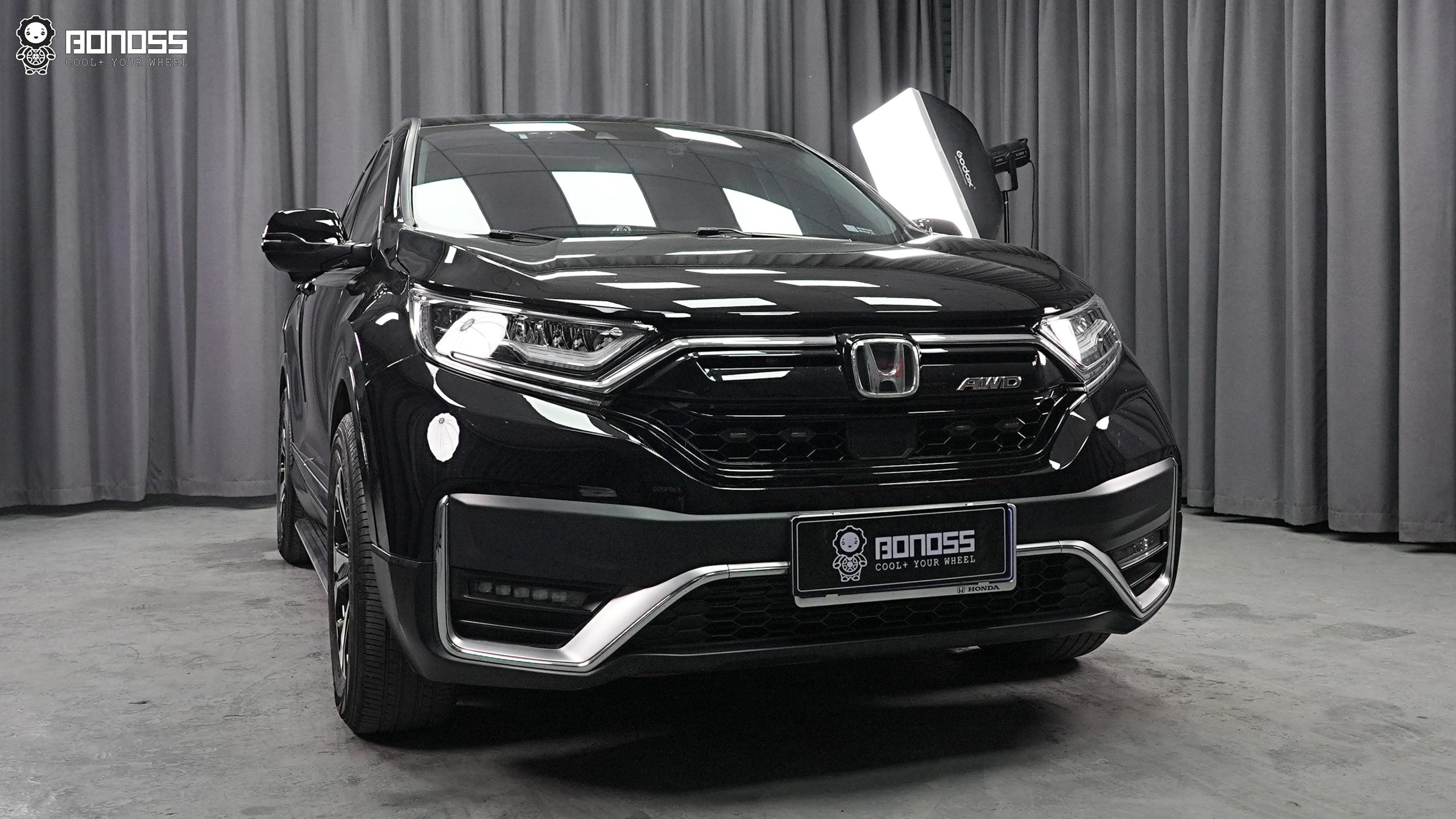 BONOSS Forged Active Cooling 2021 Honda CR-V Wheel Spacers Front 25mm Rear 25mm Before and After (2)