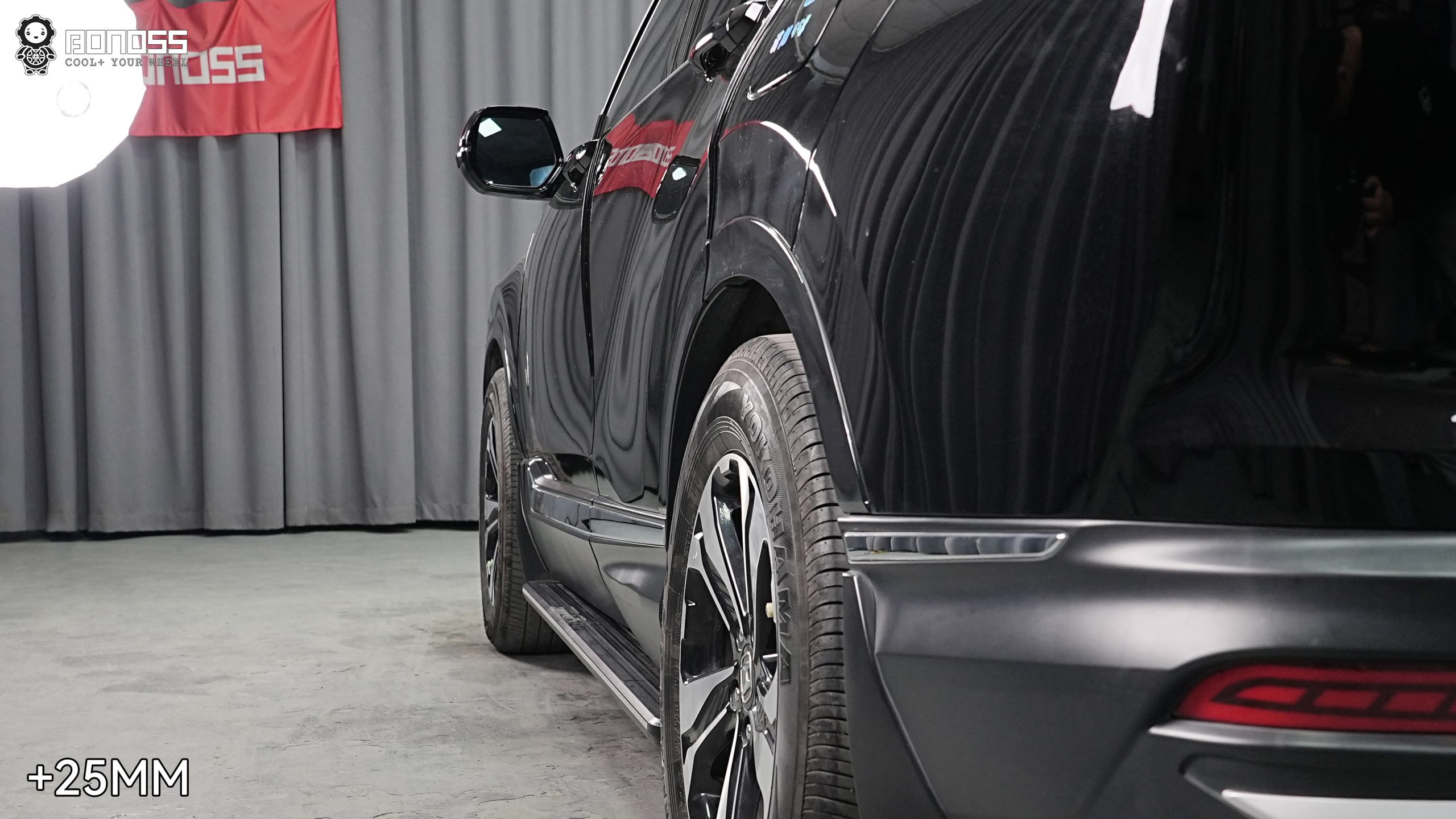 BONOSS Forged Active Cooling 2021 Honda CR-V Wheel Spacers Front 25mm Rear 25mm Before and After (6)