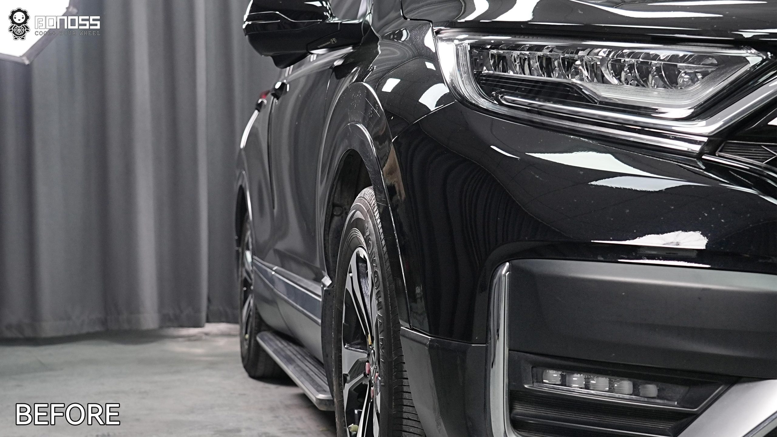 BONOSS Forged Active Cooling 2021 Honda CR-V Wheel Spacers Front 25mm Rear 25mm Before and After (9)