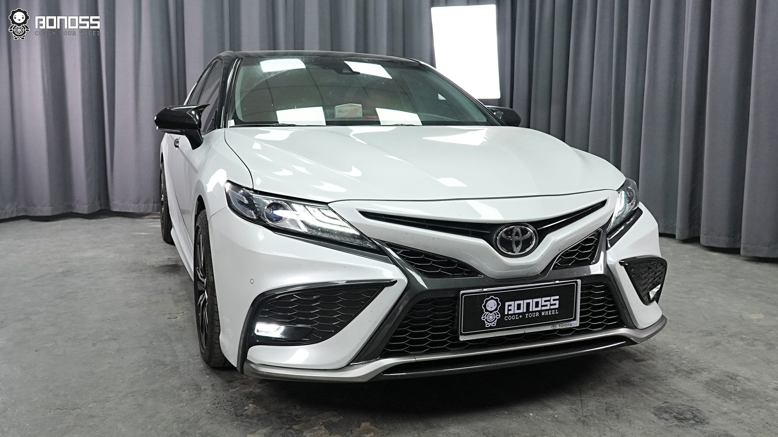 BONOSS Forged Active Cooling 2021 Toyota Camry Wheel Spacers Front 15mm Rear 20mm Before and After (1)