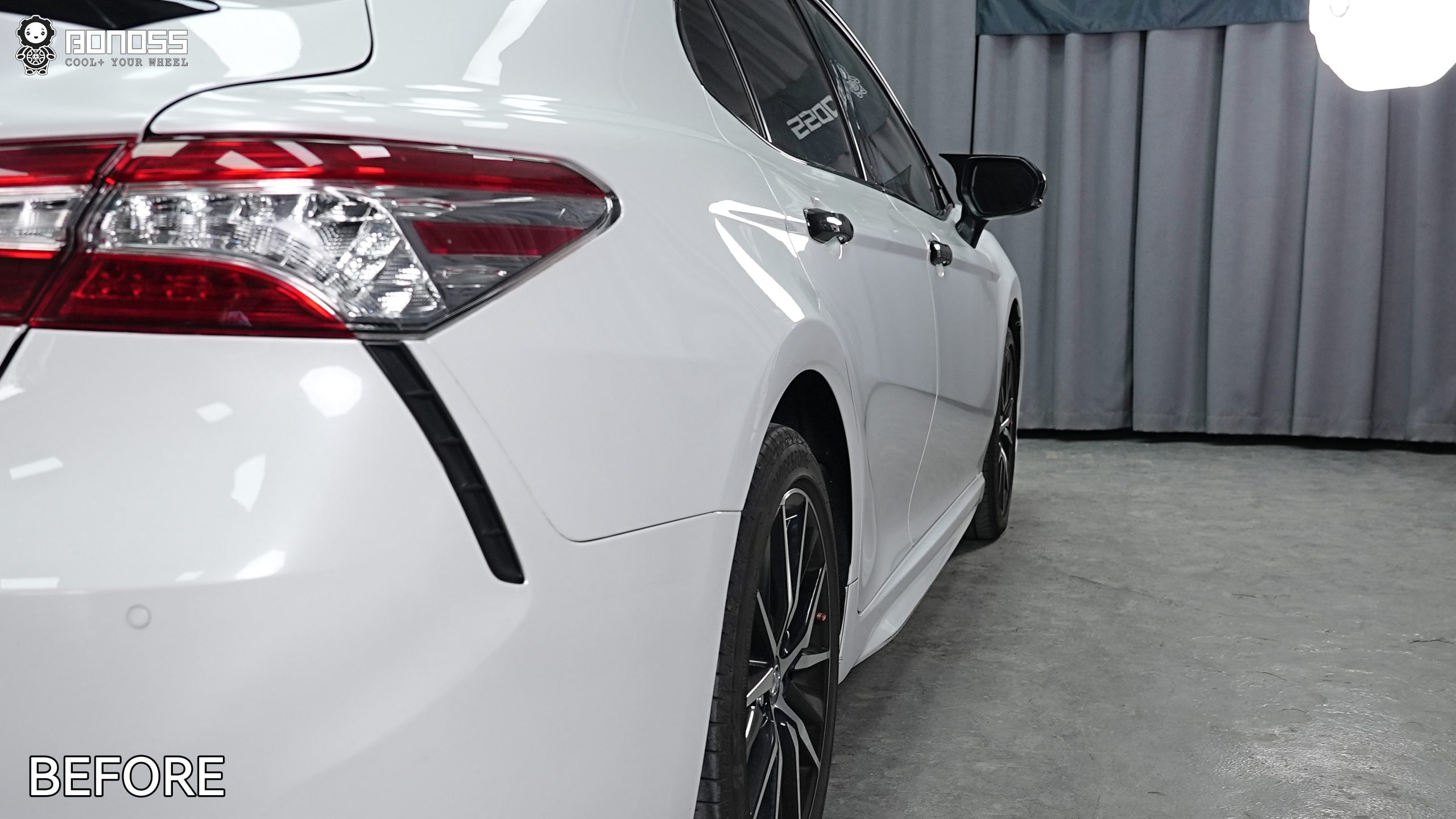 BONOSS Forged Active Cooling 2021 Toyota Camry Wheel Spacers Front 15mm Rear 20mm Before and After (10)